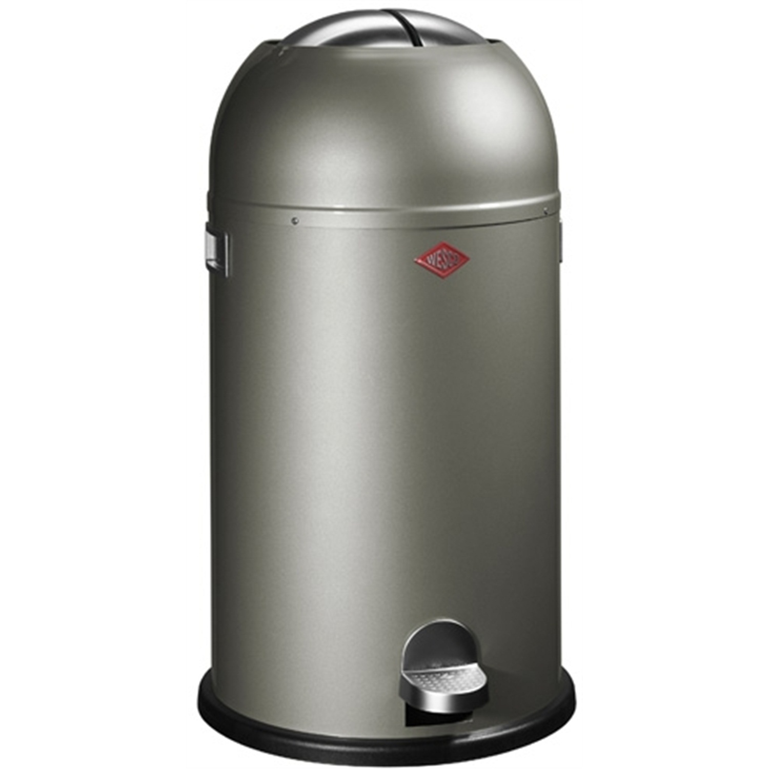 wesco-kickmaster-afvalemmer-nieuw-zilver