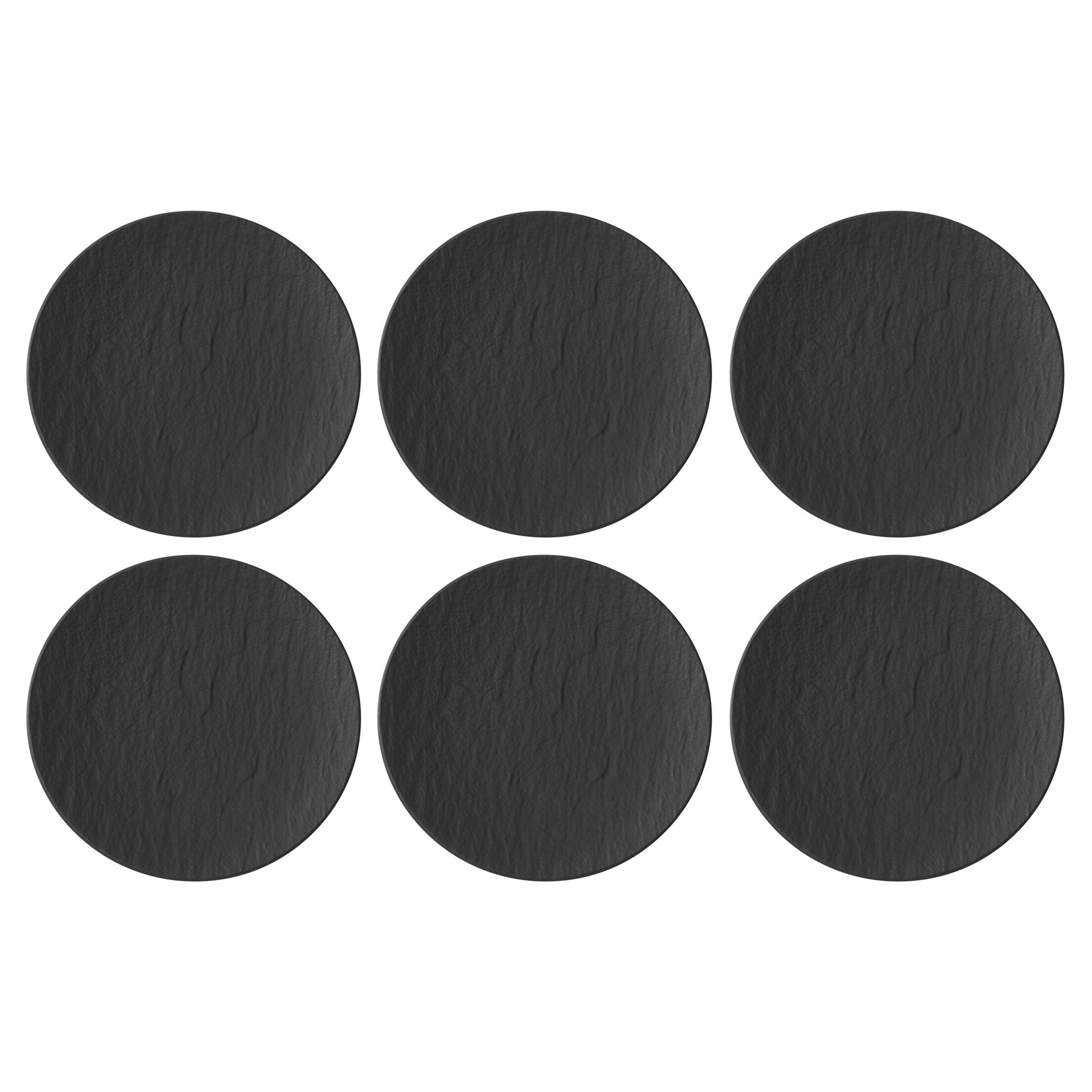 villeroy-boch-manufacture-rock-gebaksbord-155cm-zwart-6-stuks