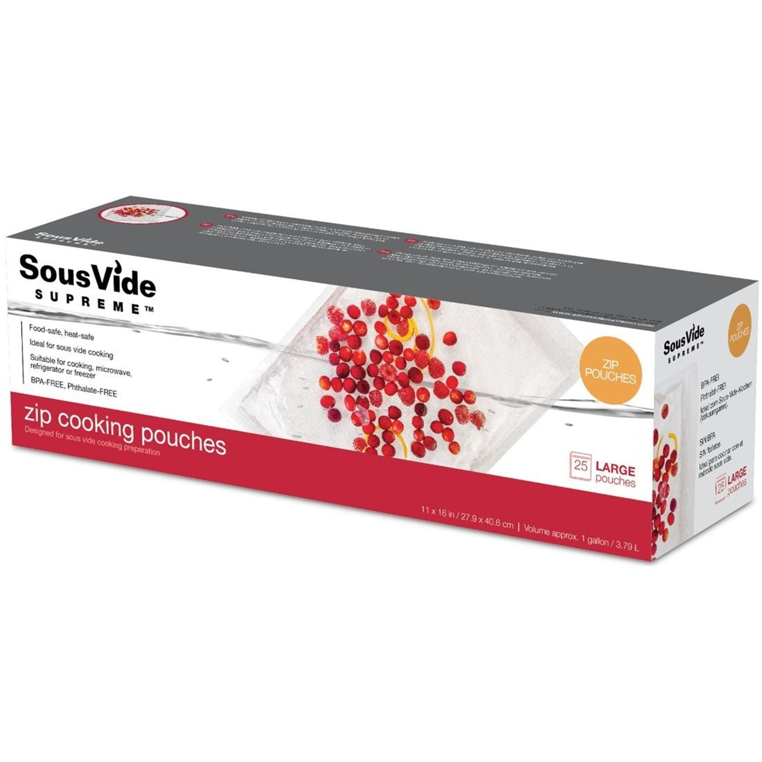 sousvide zip lock kookzakken 25 stuks large