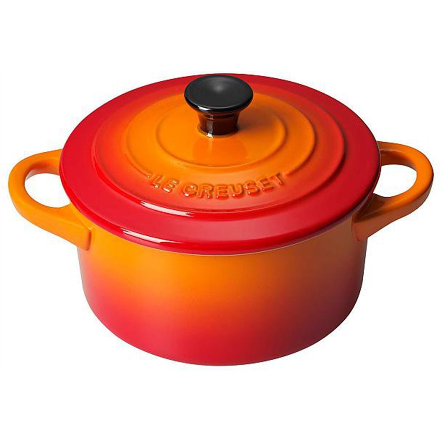 le-creuset-mini-cocotte-met-deksel-10cm-oranjerood