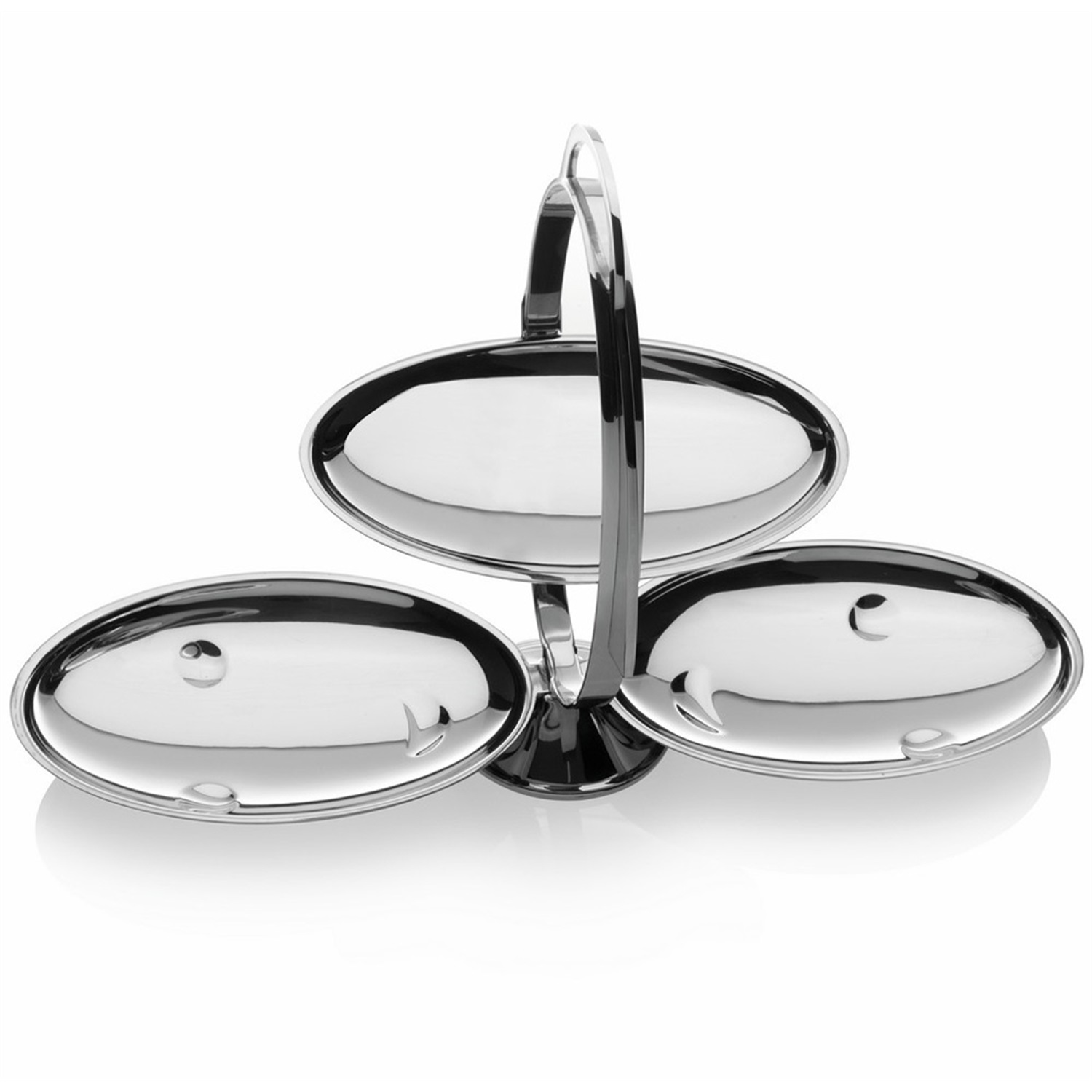 alessi anna gong etagere opklapbaar am37 3 laags rvs