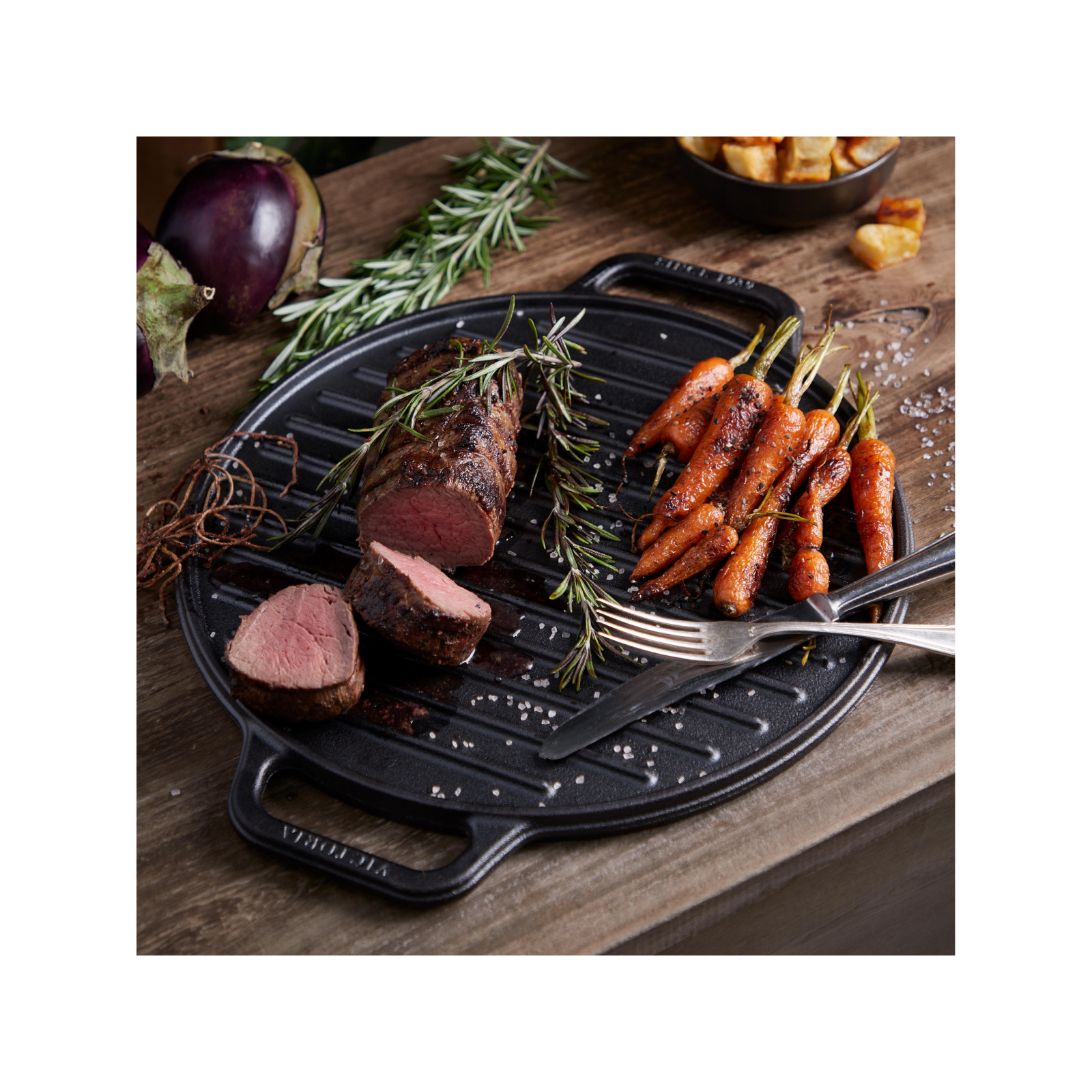 victoria-dubbelzijdige-grillplaat-32cm