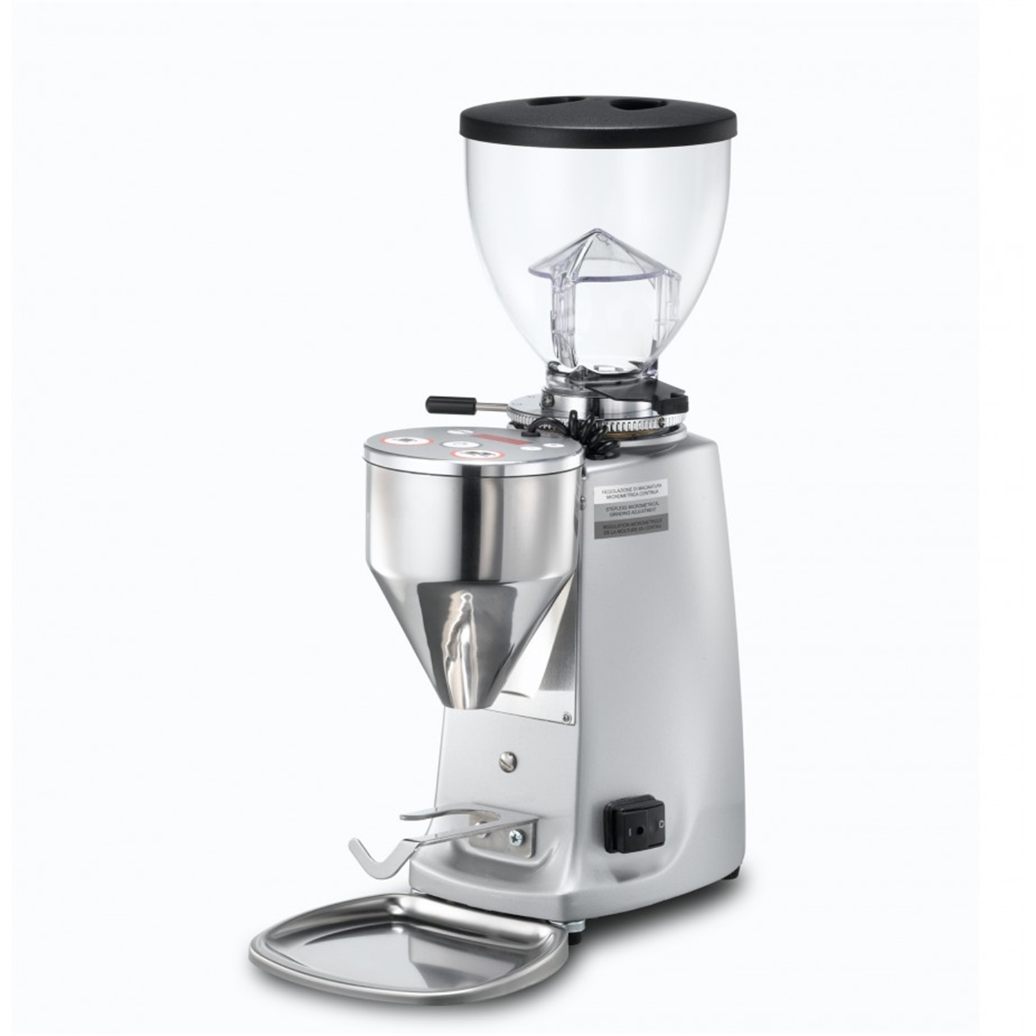 mazzer mini electronic mod bonenmolen zilver