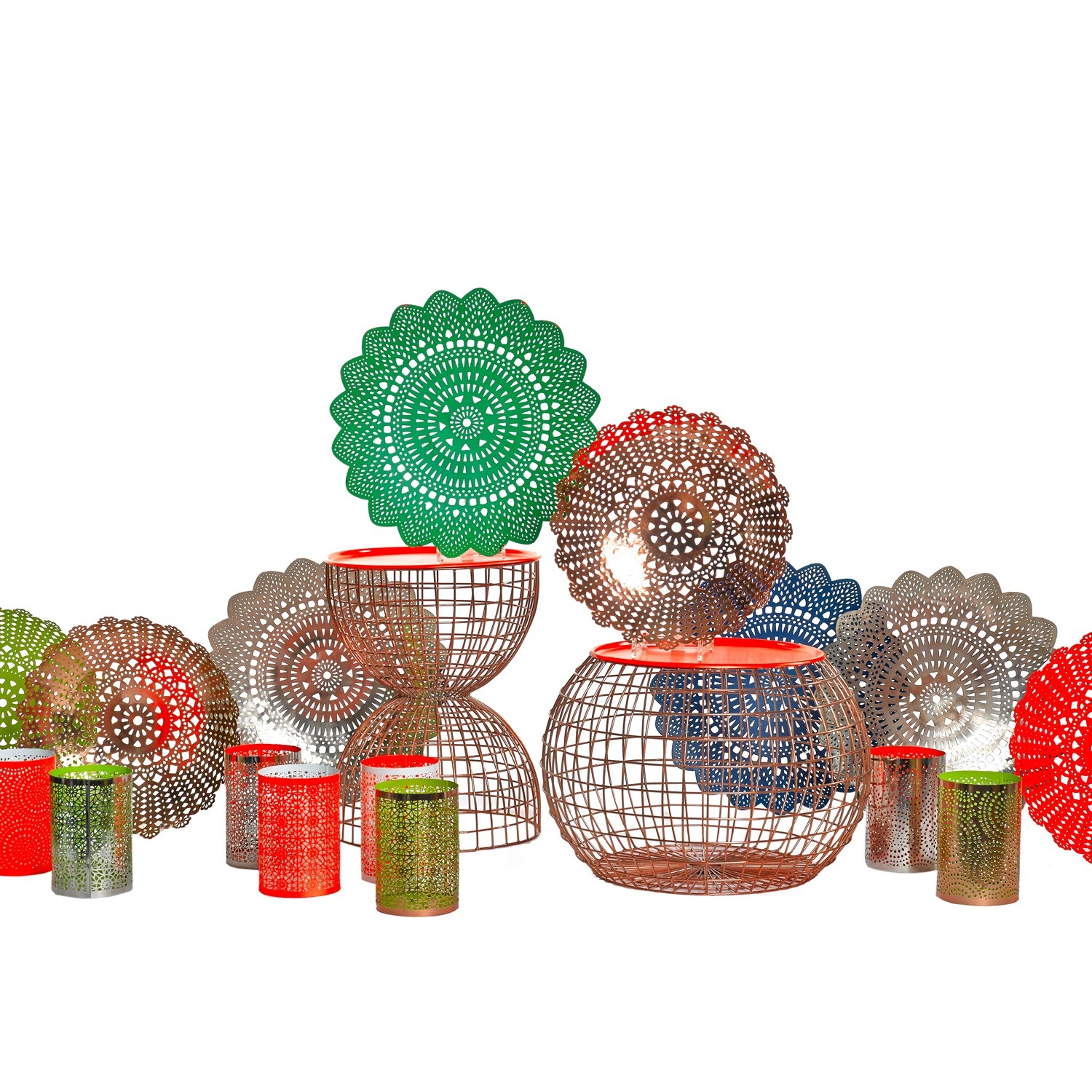 pols-potten-lace-serveerschalen-groenzilver