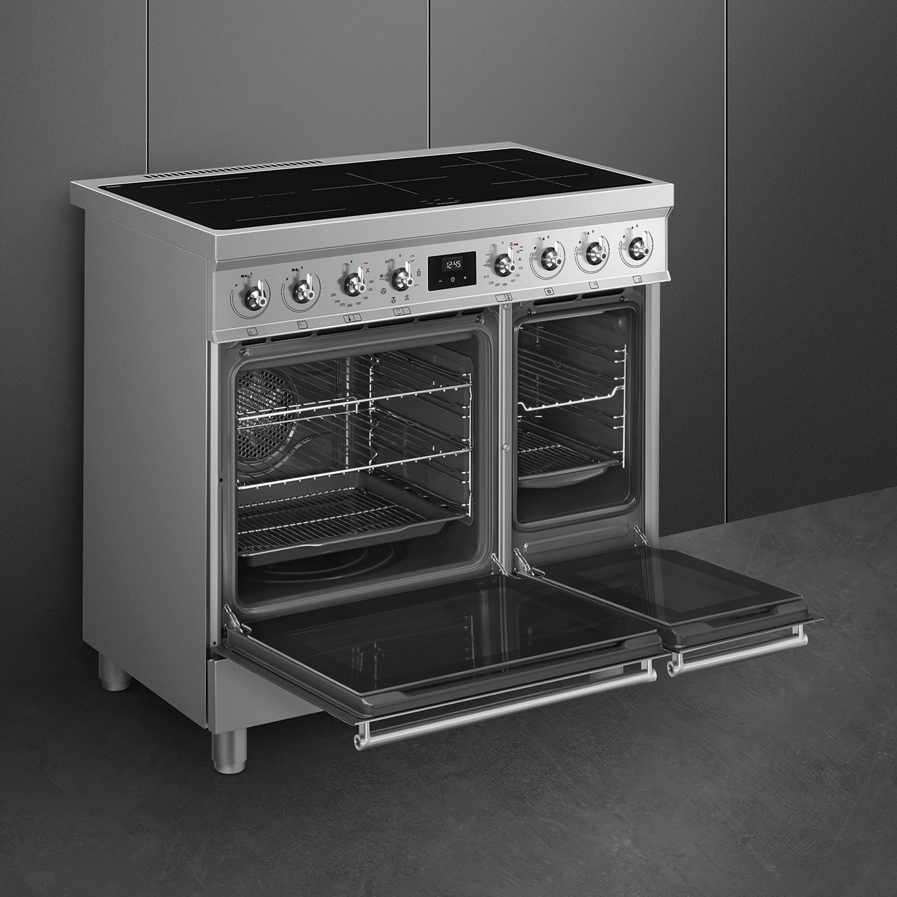 smeg-classici-sinfonia-inductiefornuis-c92imx2-90cm-rvs