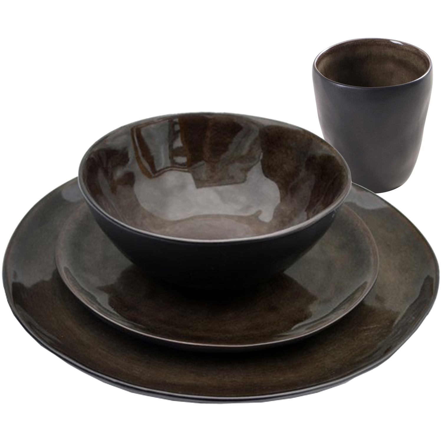 serax pure serviesset 16 delig grijs