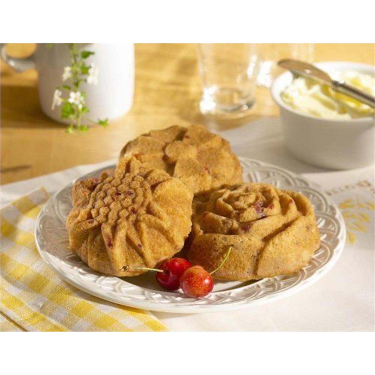 nordic-ware-bouquet-cakelet-bakvorm-6-vaks-zilver