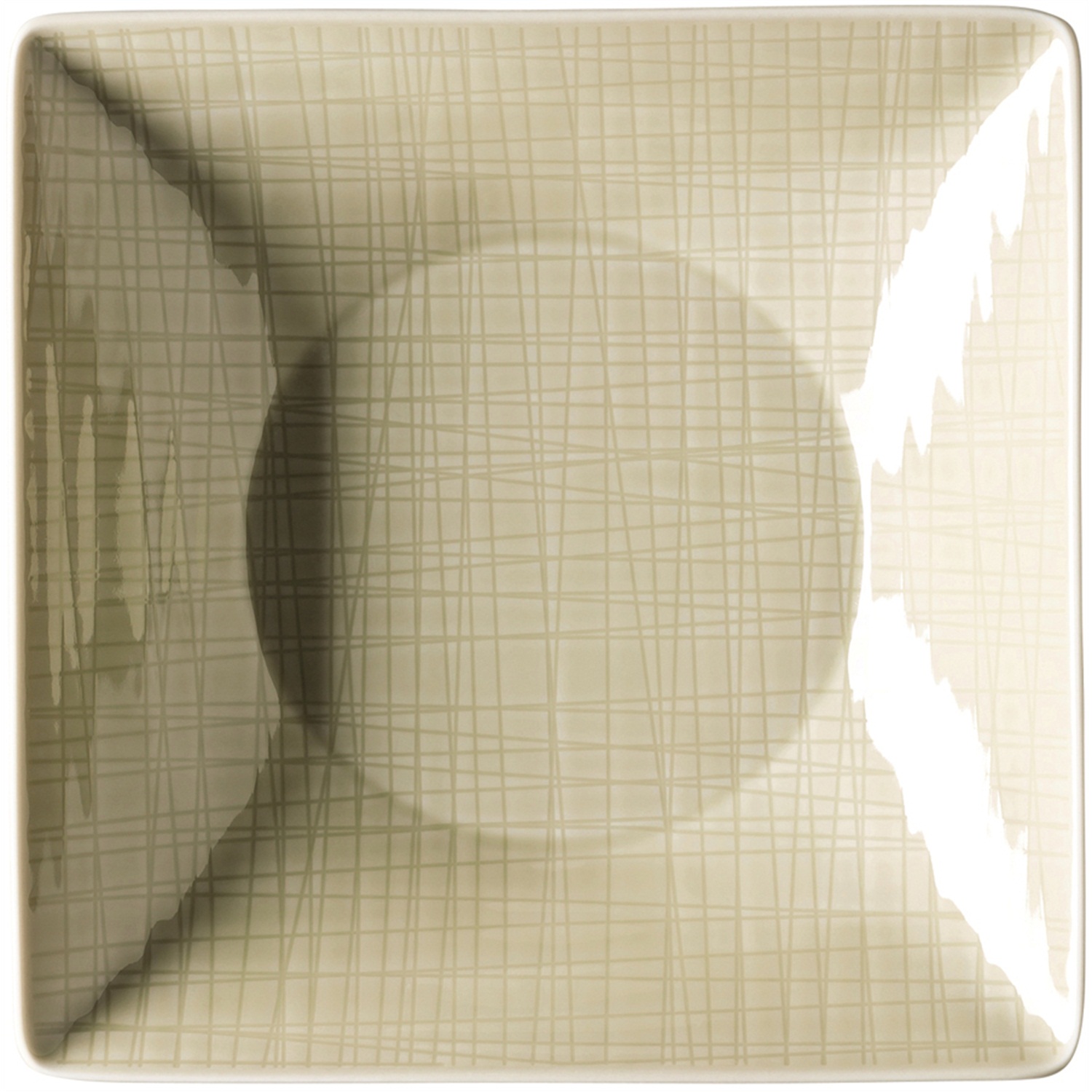 rosenthal mesh diep bord vierkant 20x20cm cream