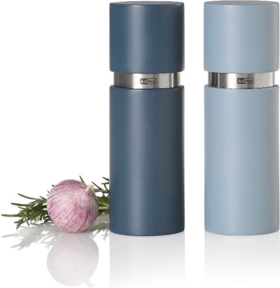 adhoc textura peper en zoutmolen blauw