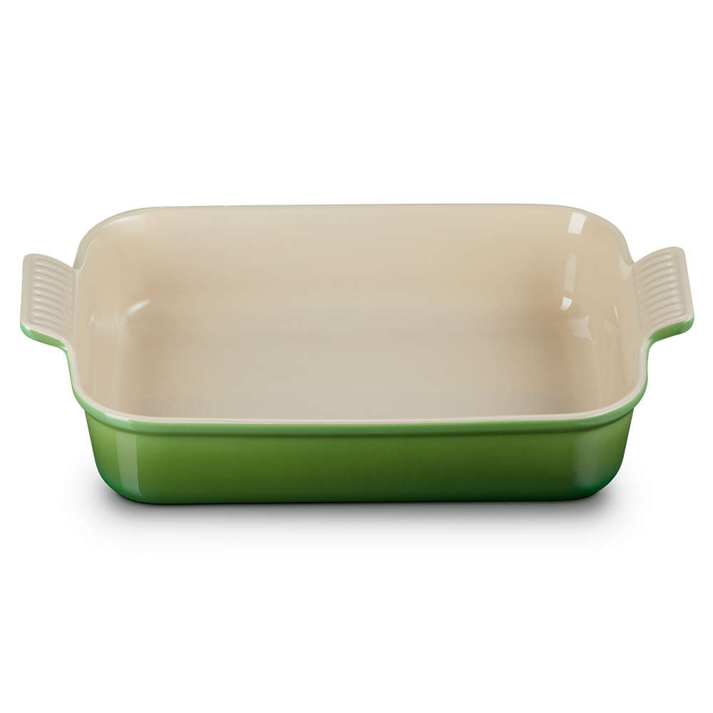 le creuset stoneware ovenschaal rechthoekig 32x25cm bamboo green_0jpeg