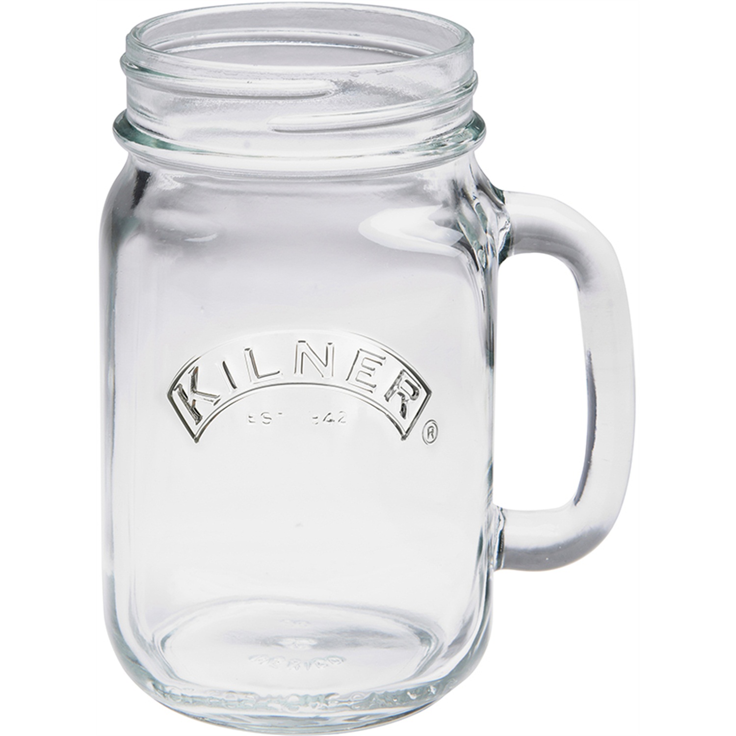 kilner glazen beker met handvat 04l transparant