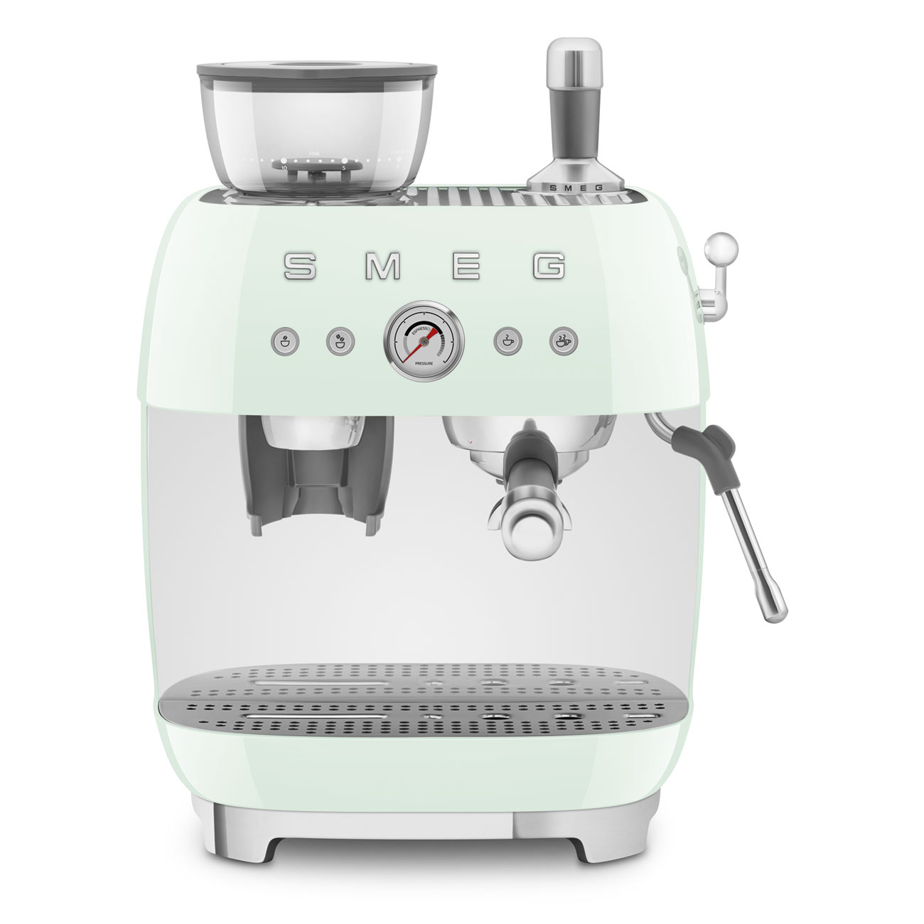 smeg espresso koffiemachine egf03pgeu watergroen