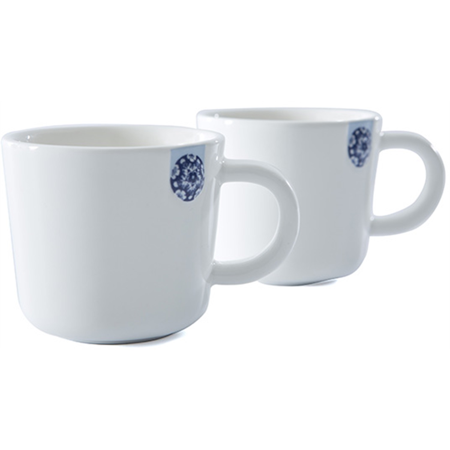 royal delft blue d1653 touch blue kopjes s set van 2