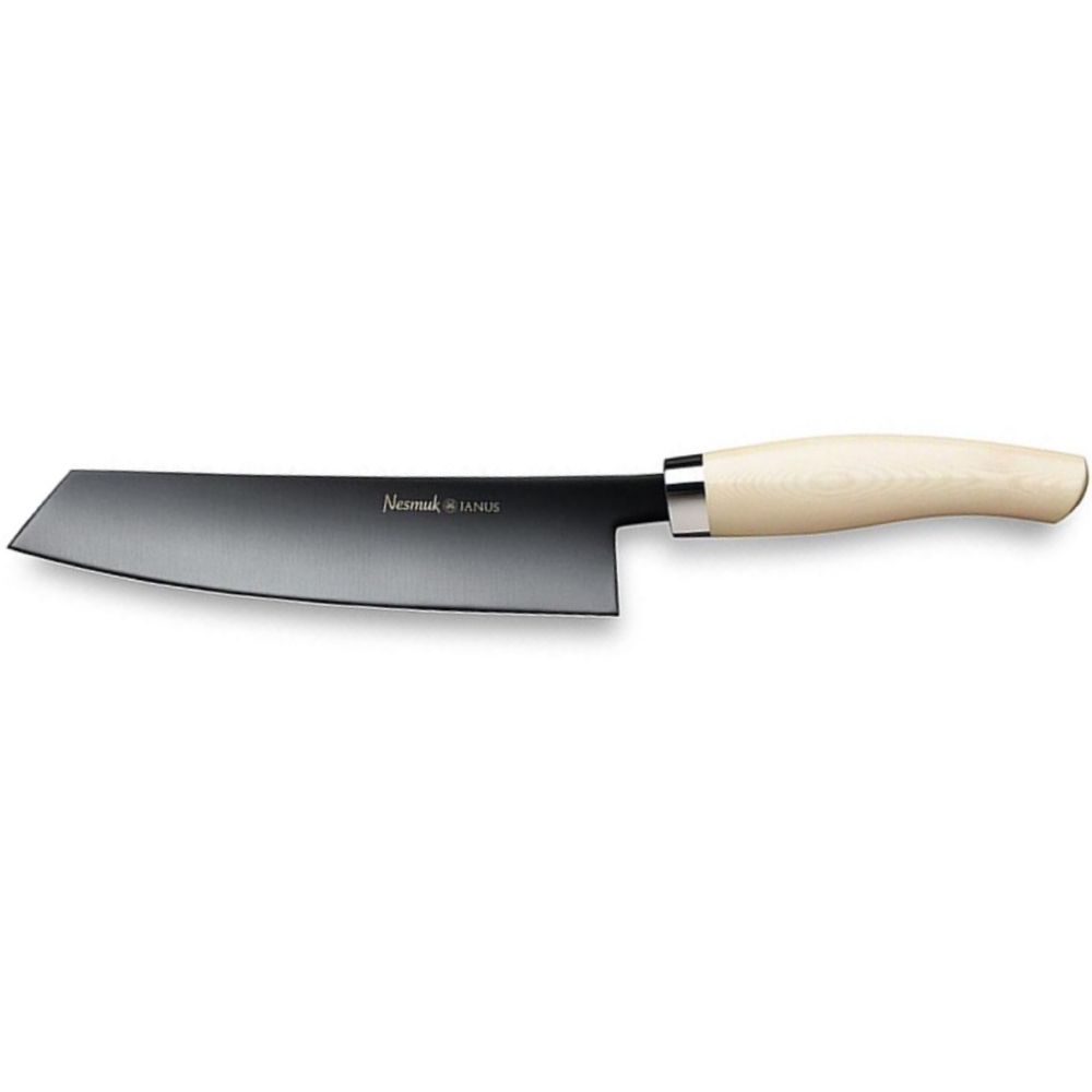 nesmuk-janus-koksmes-18cm-micarta-wit