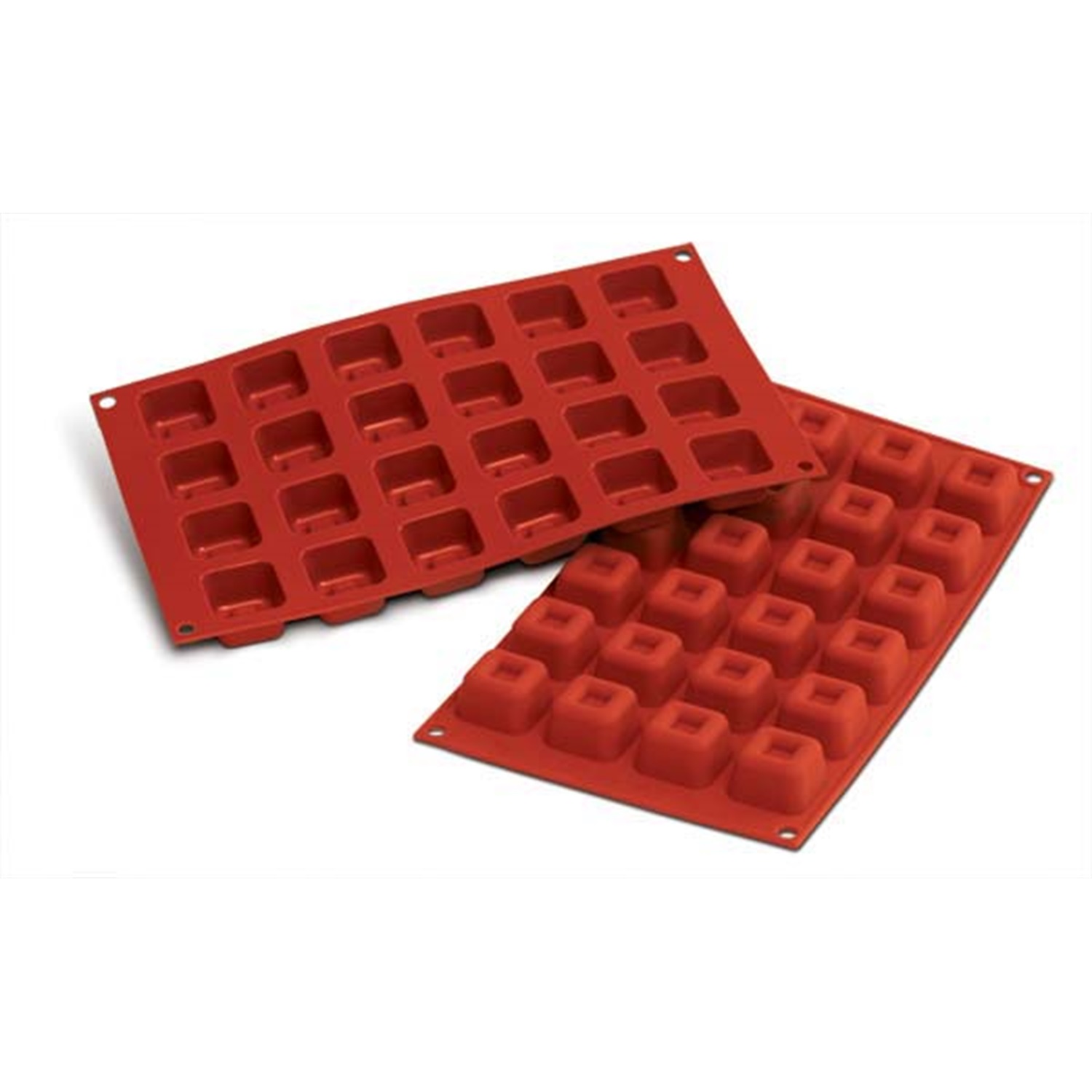 silikomart siliconflex square savarin bakvorm sf080 24 vaks