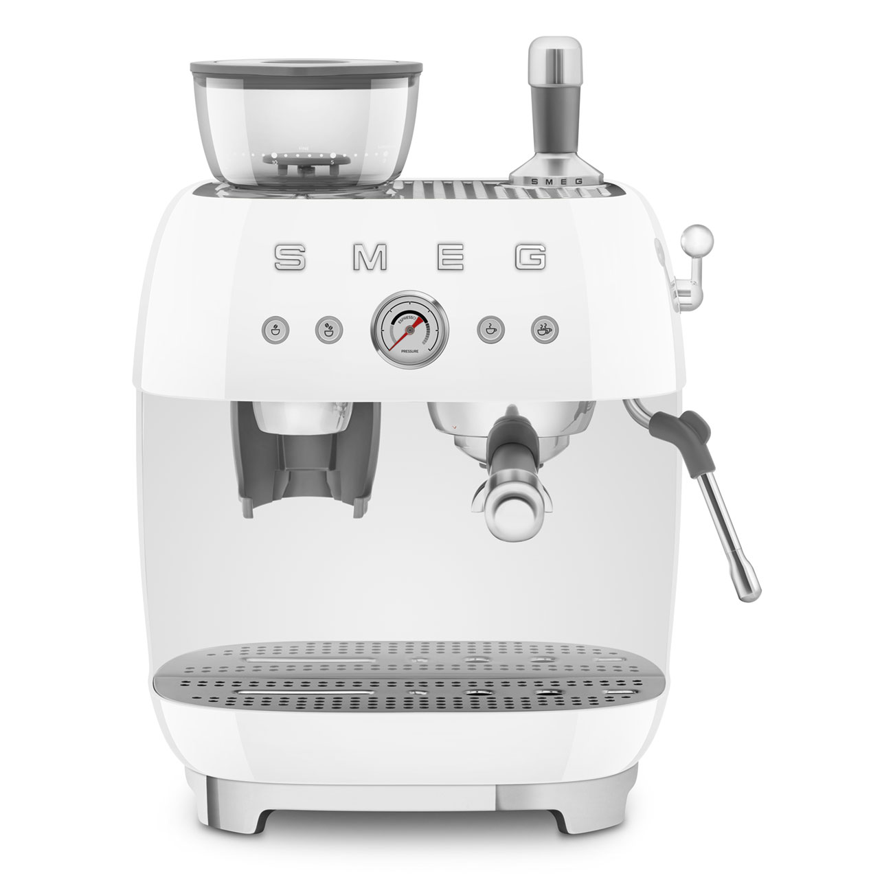 smeg espresso koffiemachine egf03wheu wit