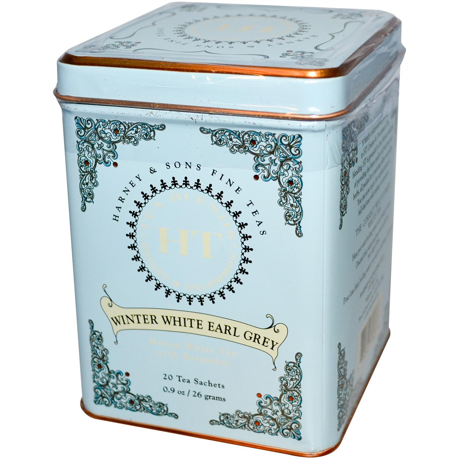 harney sons winter white earl grey witte thee 20 zakjes