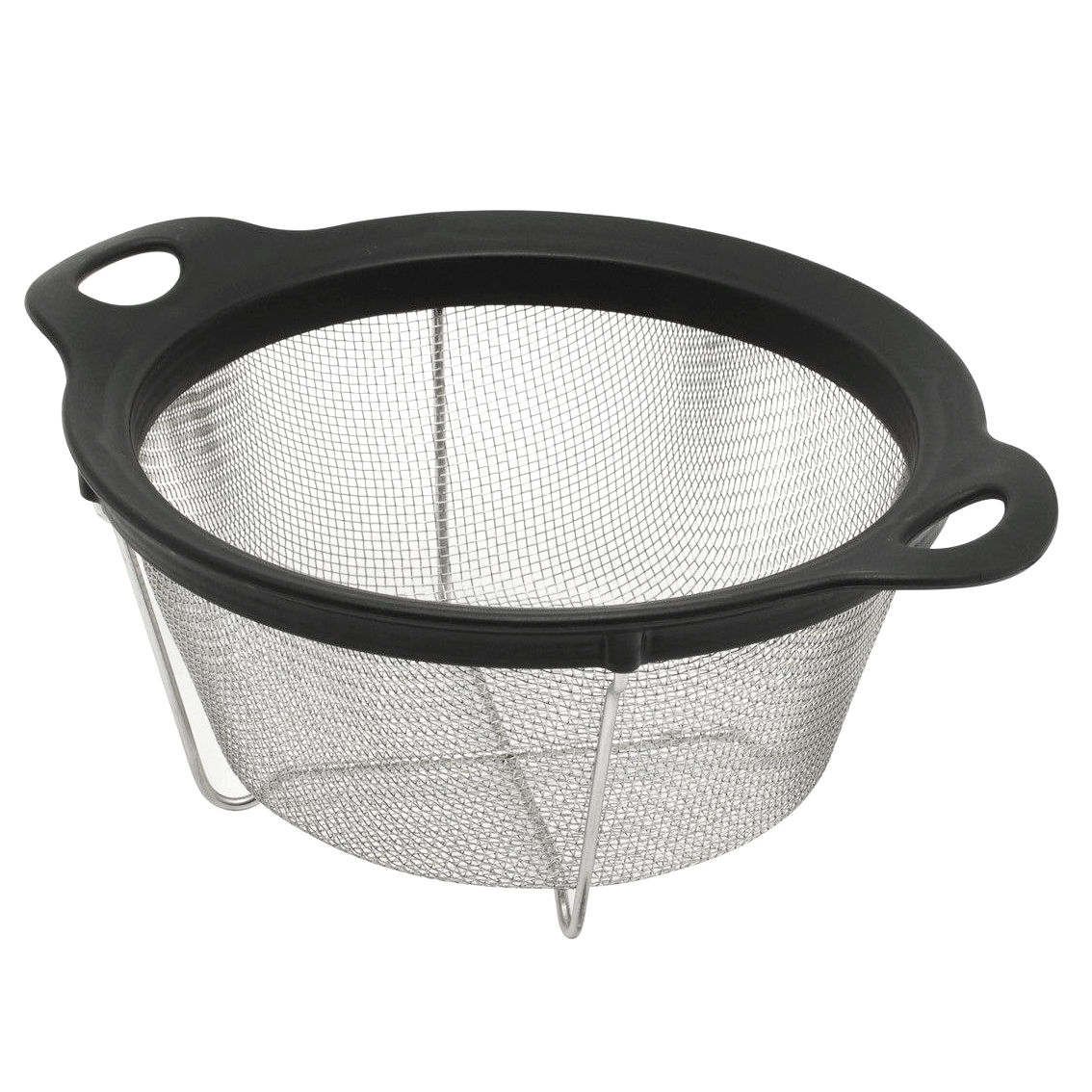 kookpunt staande zeef 20cm zwart