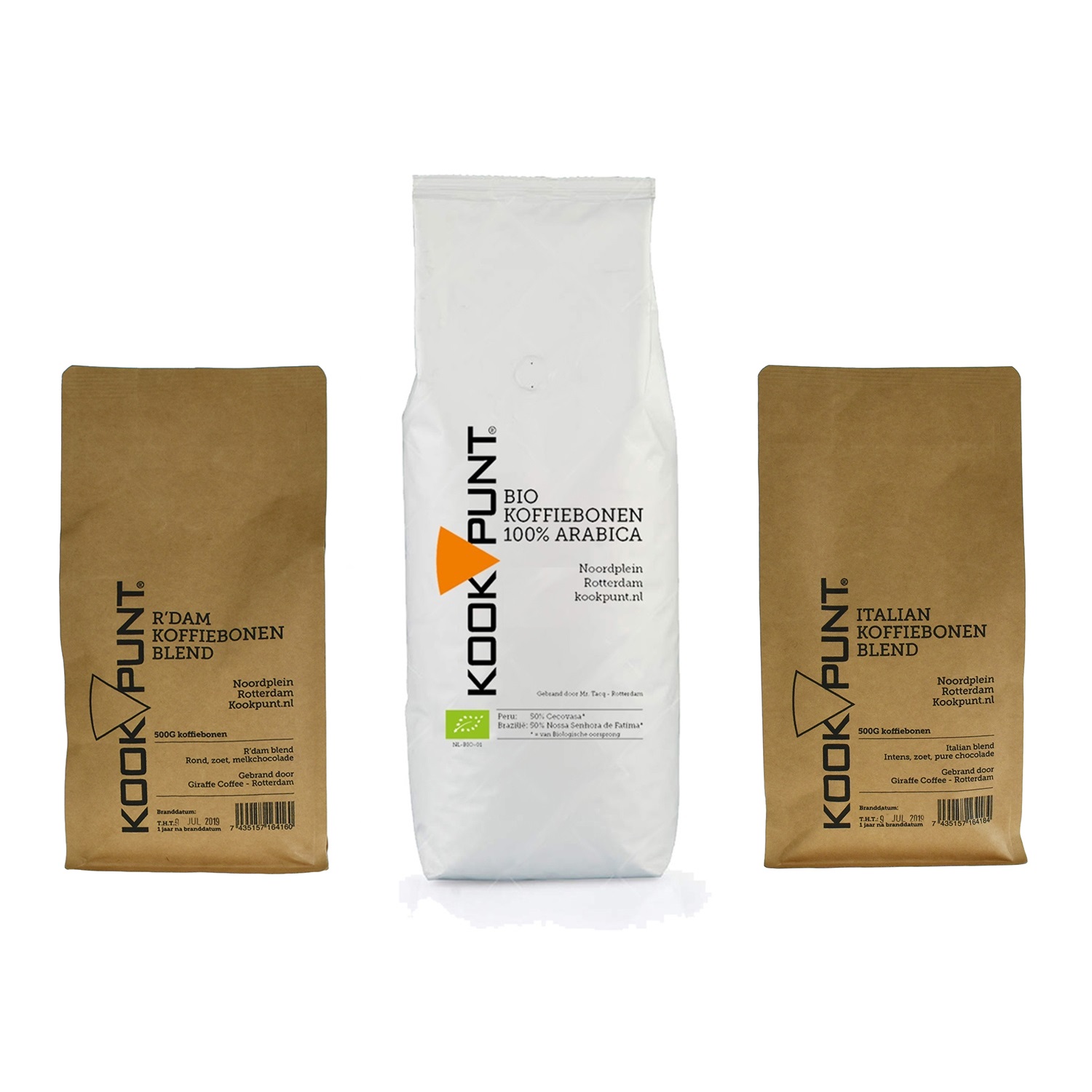 kookpunt proefpakket koffiebonen 2 2kg