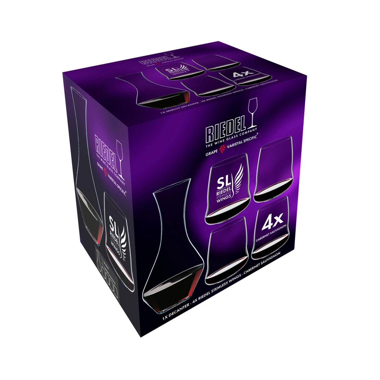 riedel-stemless-wings-cabernet-sauvignon-glazenset-decanter-5-delig