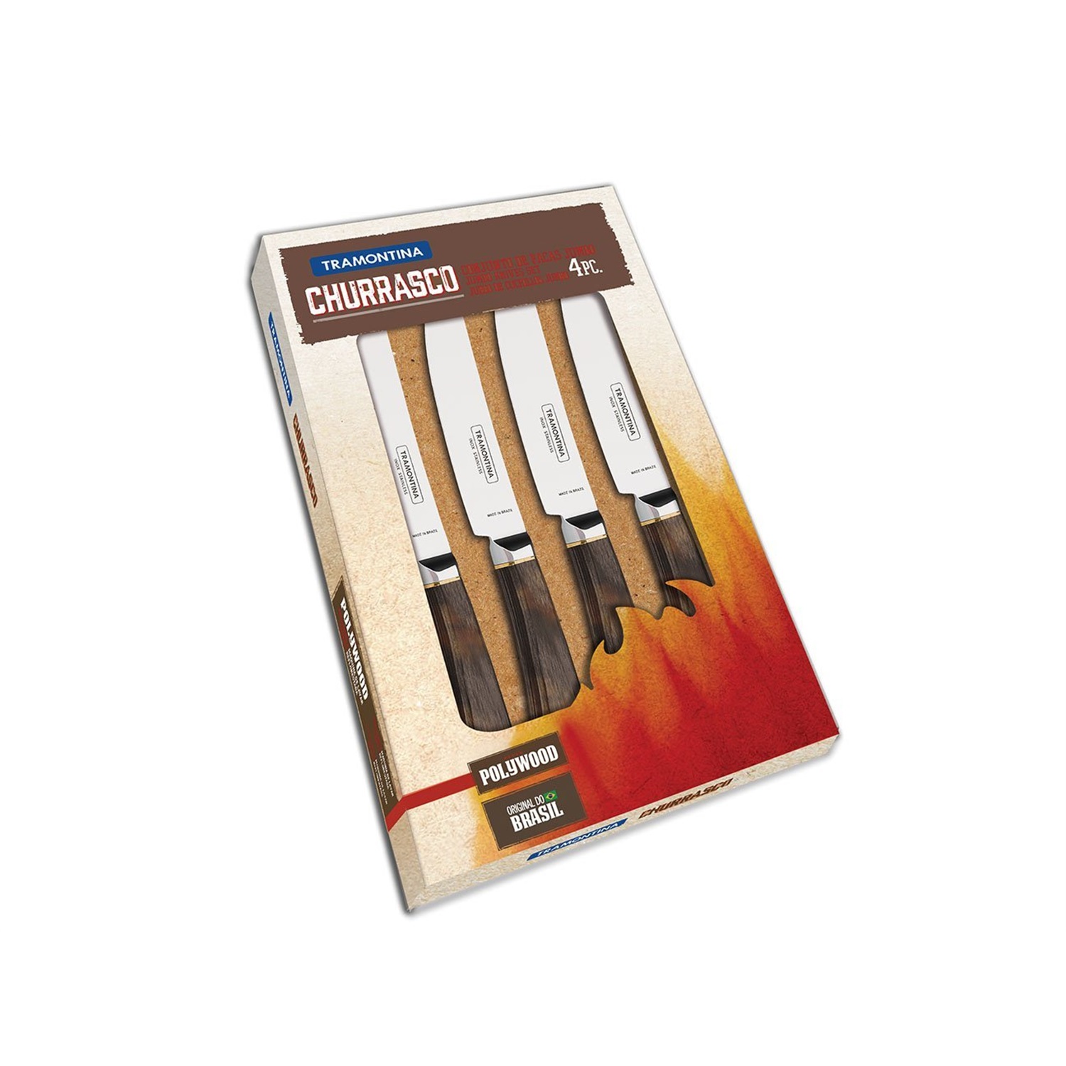 tramontina-churrasco-jumbo-gesmeed-steakmessenset-zonder-kartel-4-delig-bruin