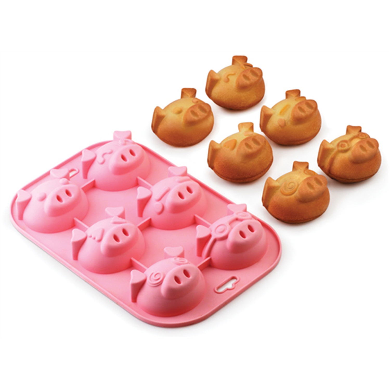 siliconezone-piggy-muffin-bakvorm