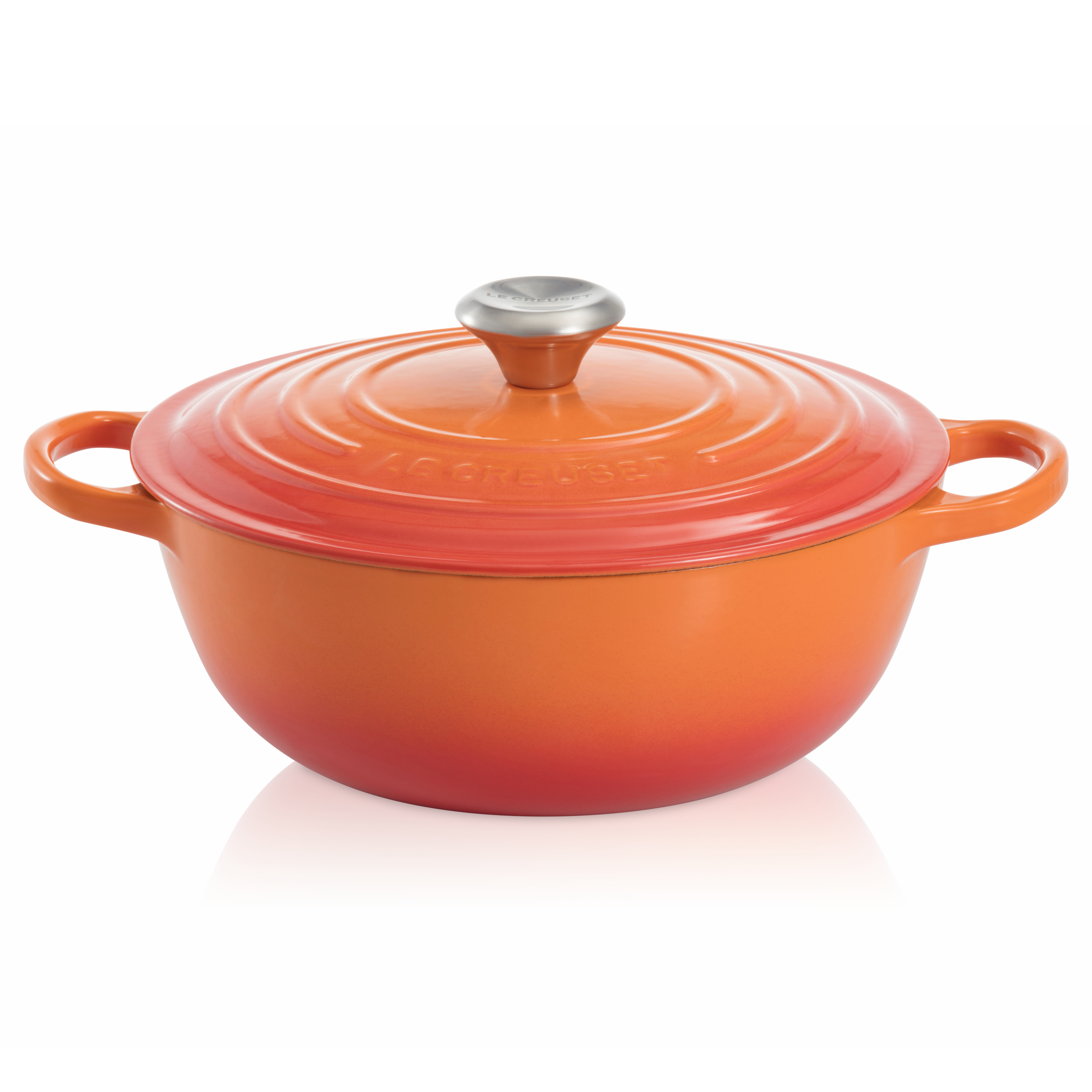 le-creuset-signature-marmite-braadpan-26cm-oranjerood