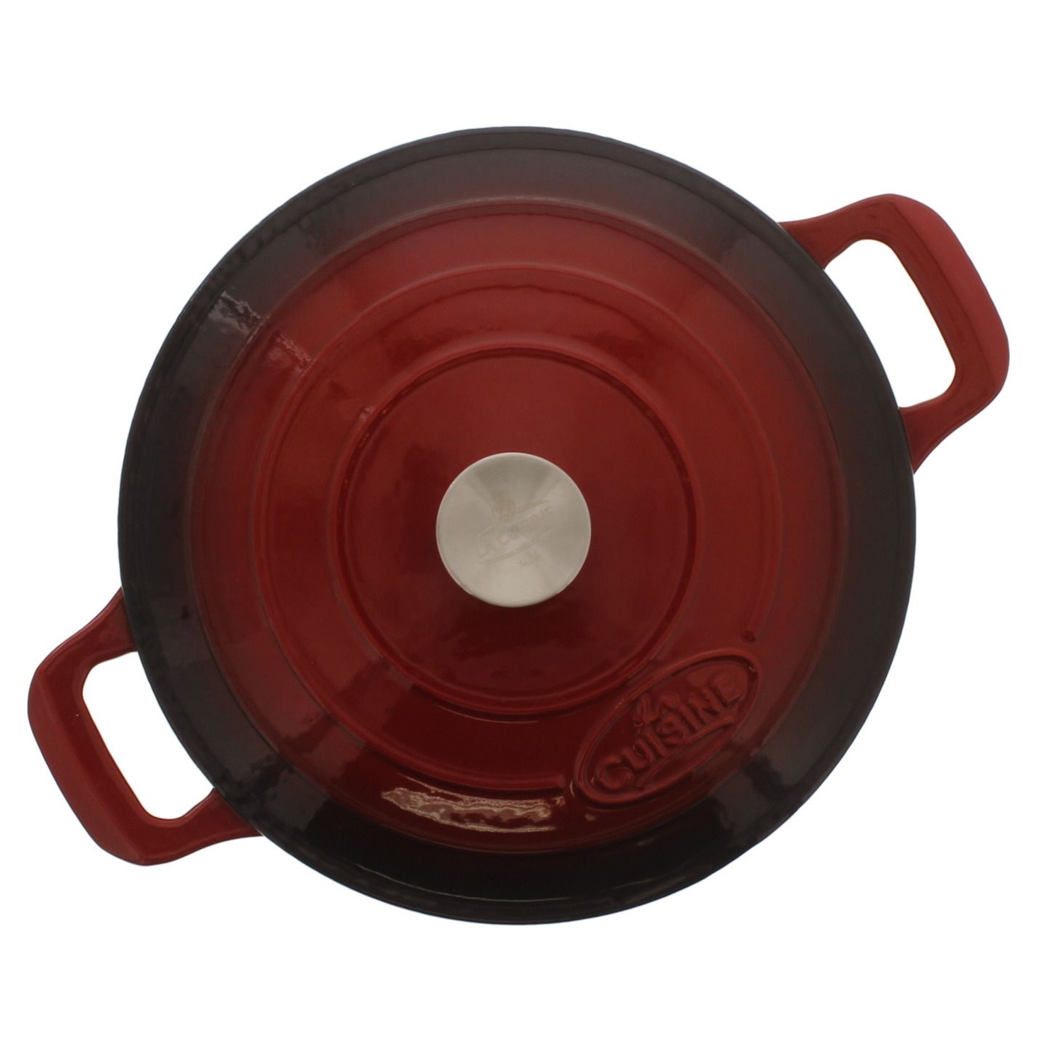la-cuisine-ronde-braadpan-28cm-rood