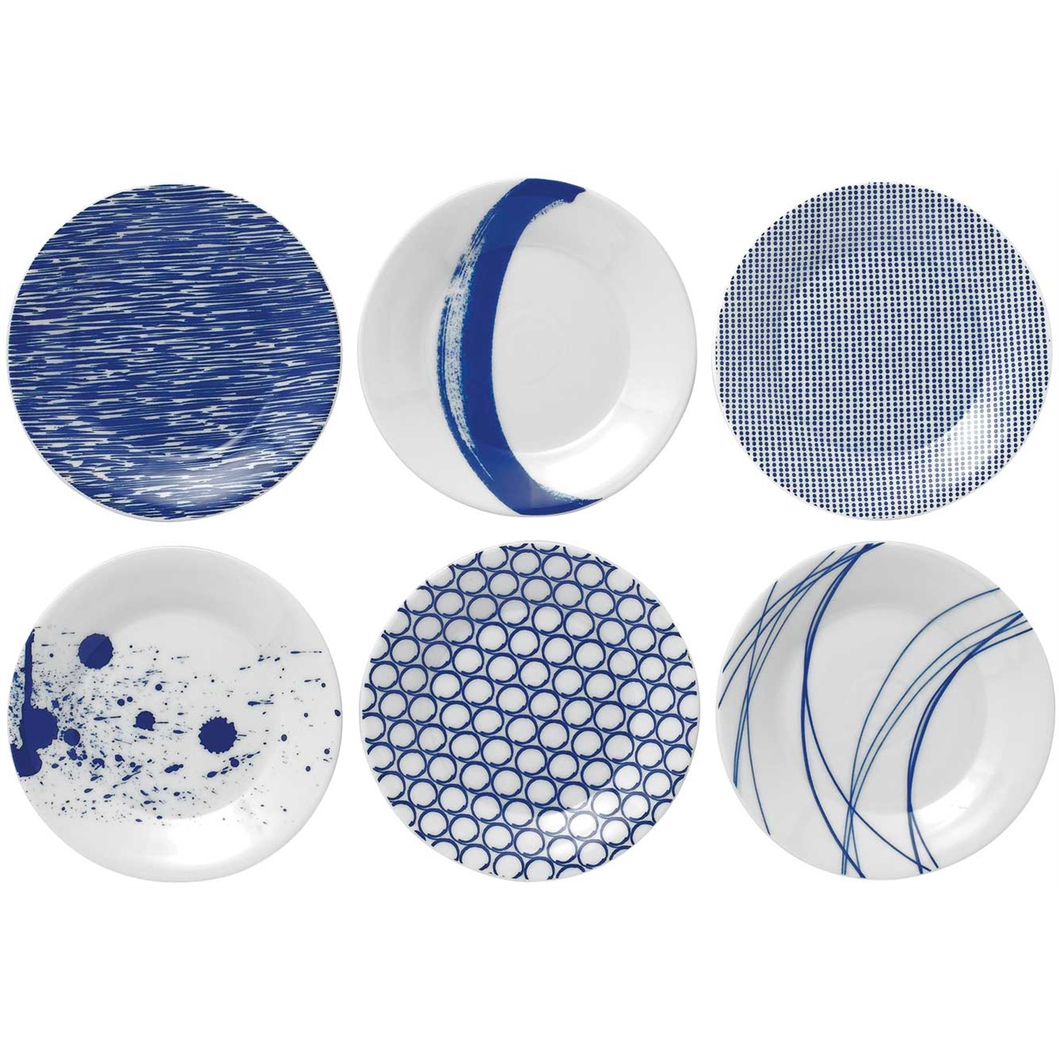 royal doulton pacific tapasbordenenset 16cm 6 delig