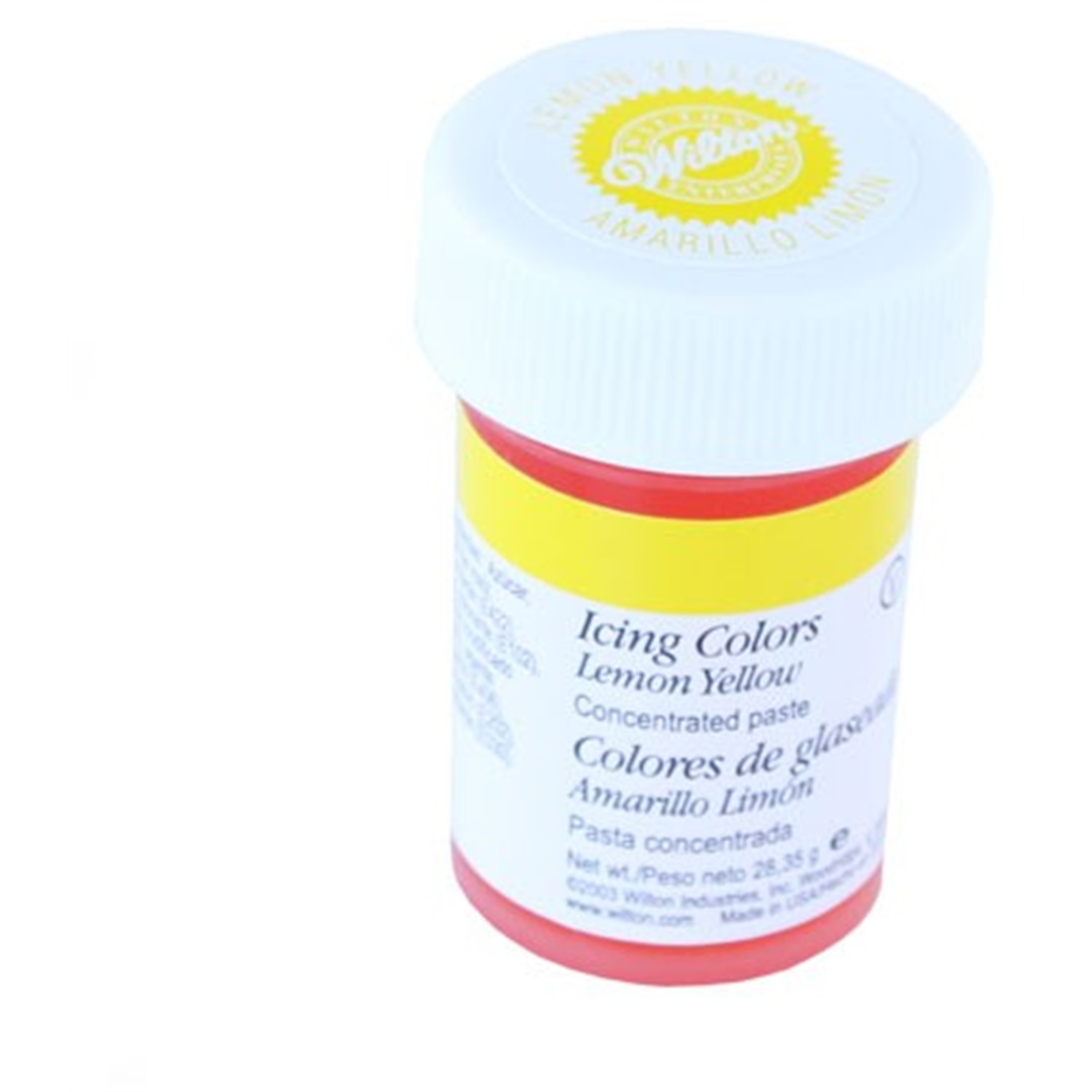wilton icing color kleurstof 28g lemon yellow