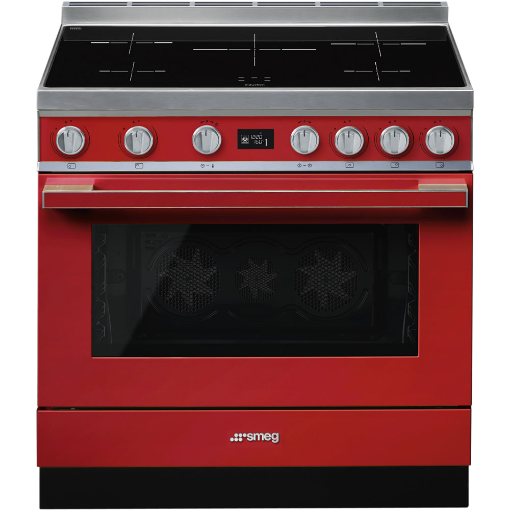 smeg-portofino-inductiefornuis-cpf9ipr-90cm-rood
