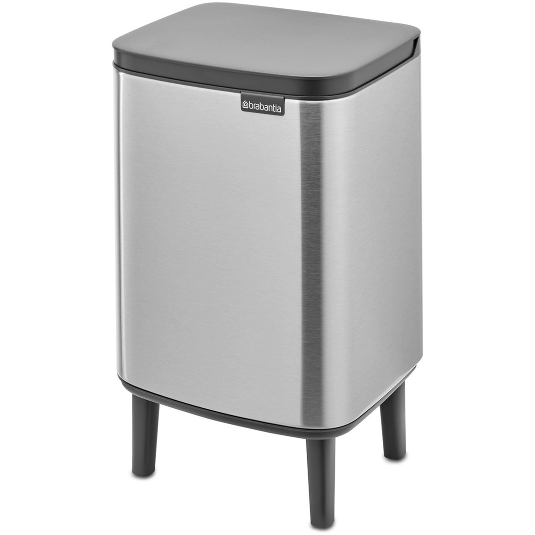 brabantia bo hi afvalemmer 7l mat staal