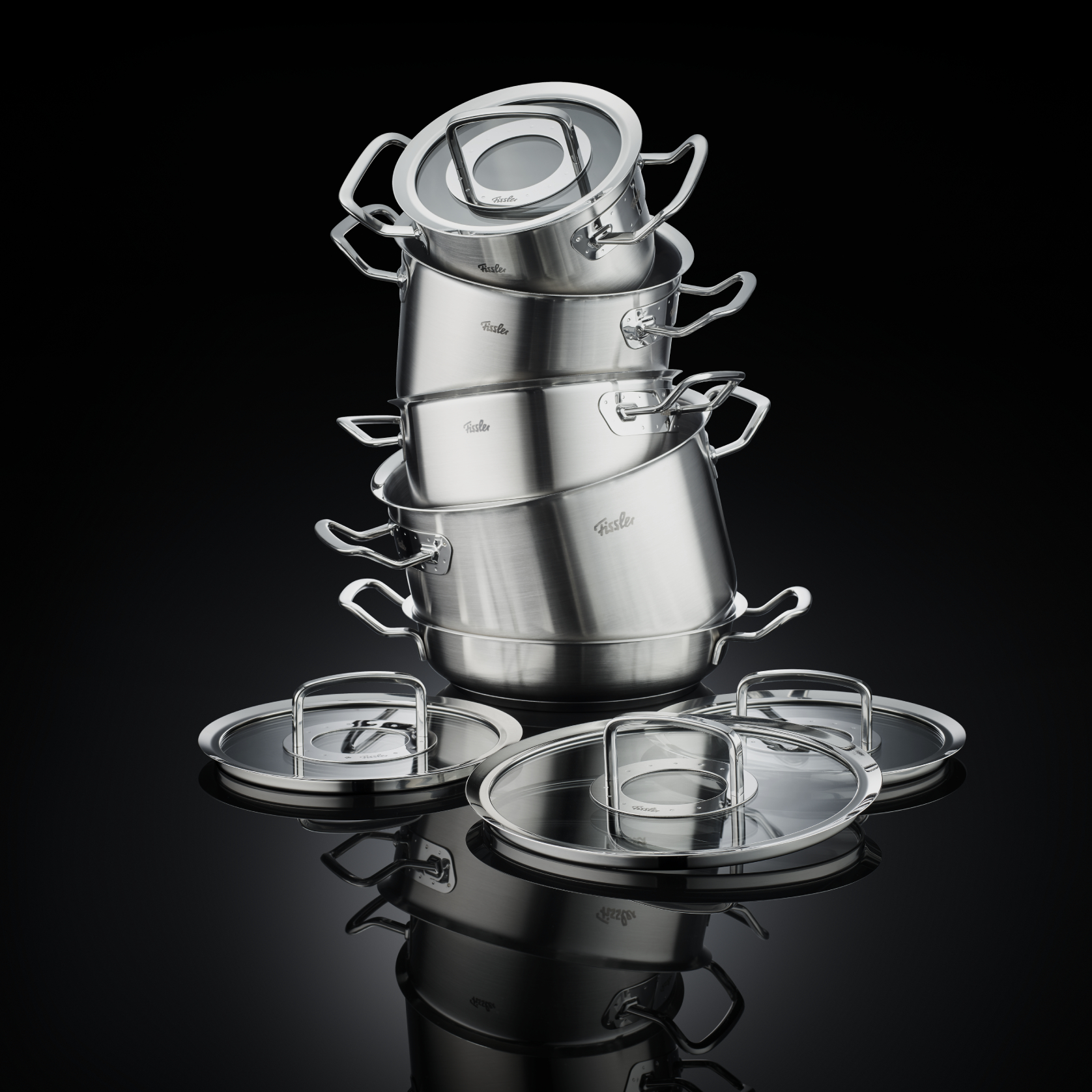 fissler-original-profi-collection-2022-pannenset-met-serveerpan-en-glasdeksels,-5-delig---sfeer-1