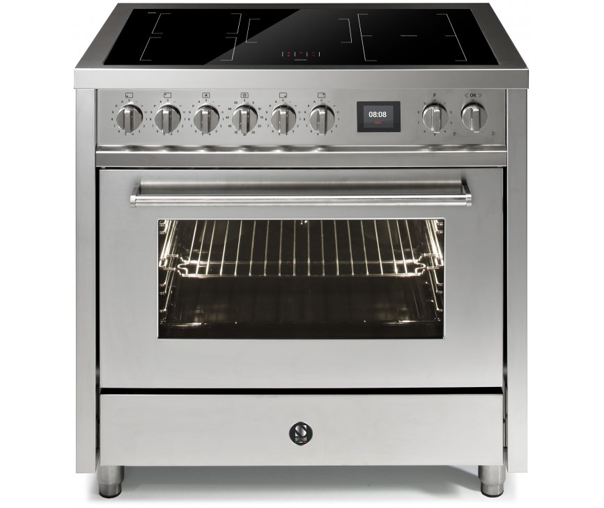 steel enfasi eq9f 5fi ss inductiefornuis 90cm rvs