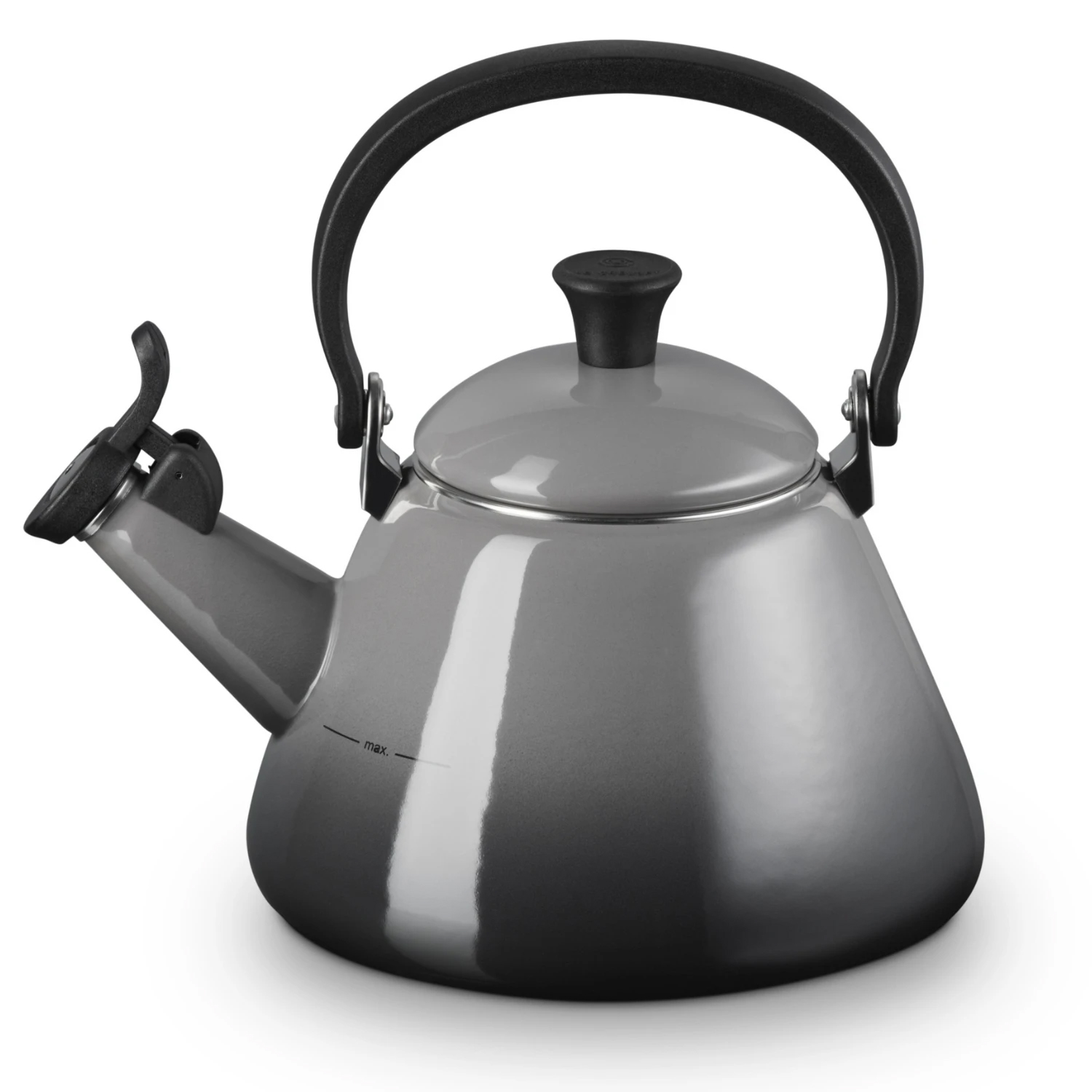 Le Creuset Kone Fluitketel, 1,6L flint