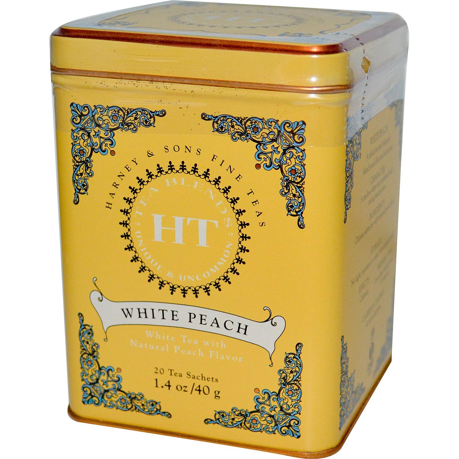 harney sons white peach witte thee 20 zakjes