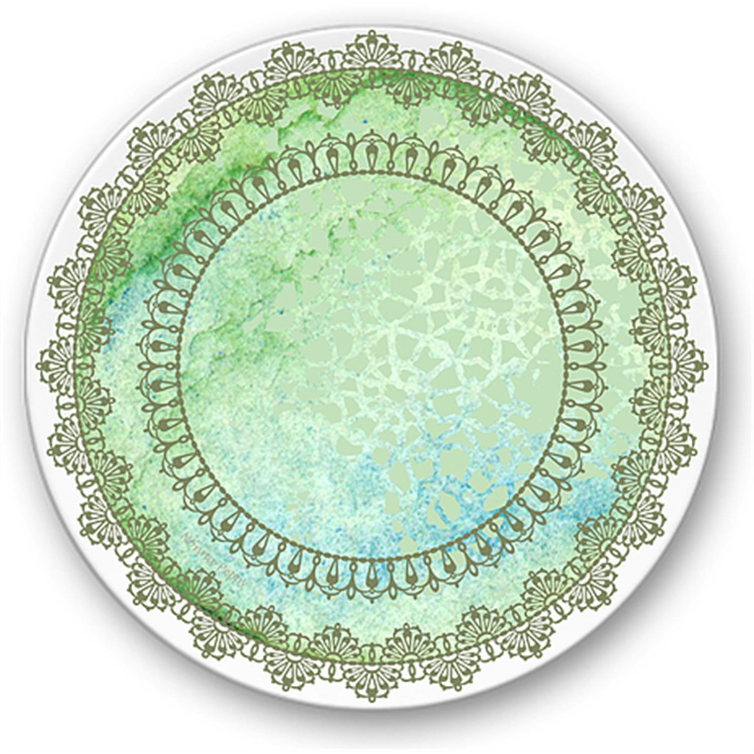 nonna peppy urban lace melamine ontbijtbord nr 151 23cm