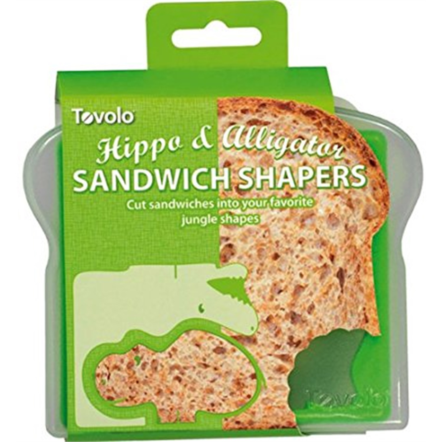 tovolo sandwich shaper nijlpaard alligator groen