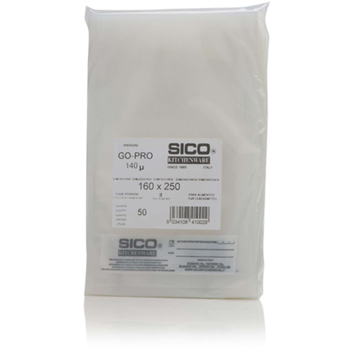 sico kitchenware vacuumzakken 20x30cm 50 stuks