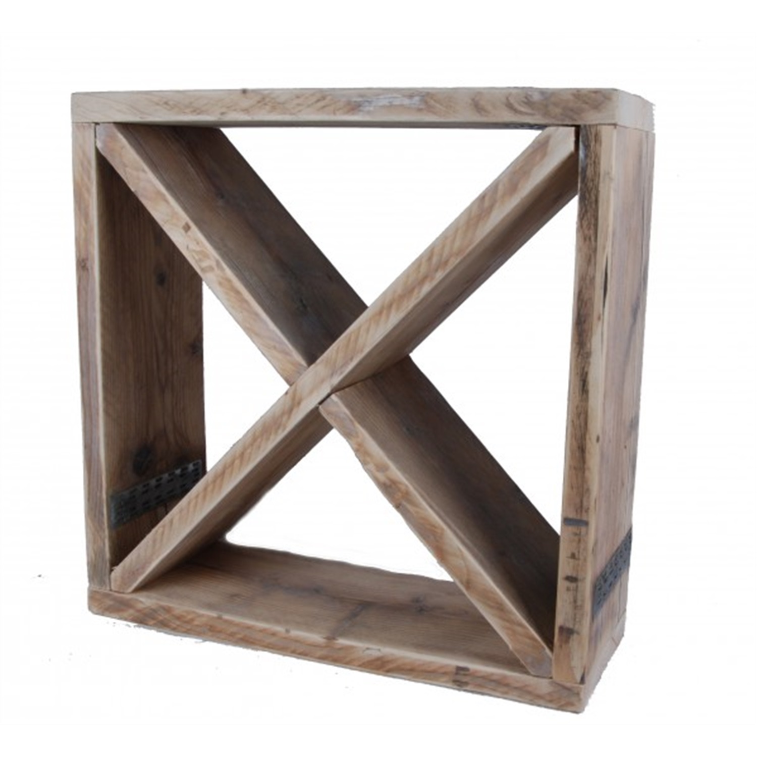 kitchen trend products wijnrek 55x19x55cm steigerhout