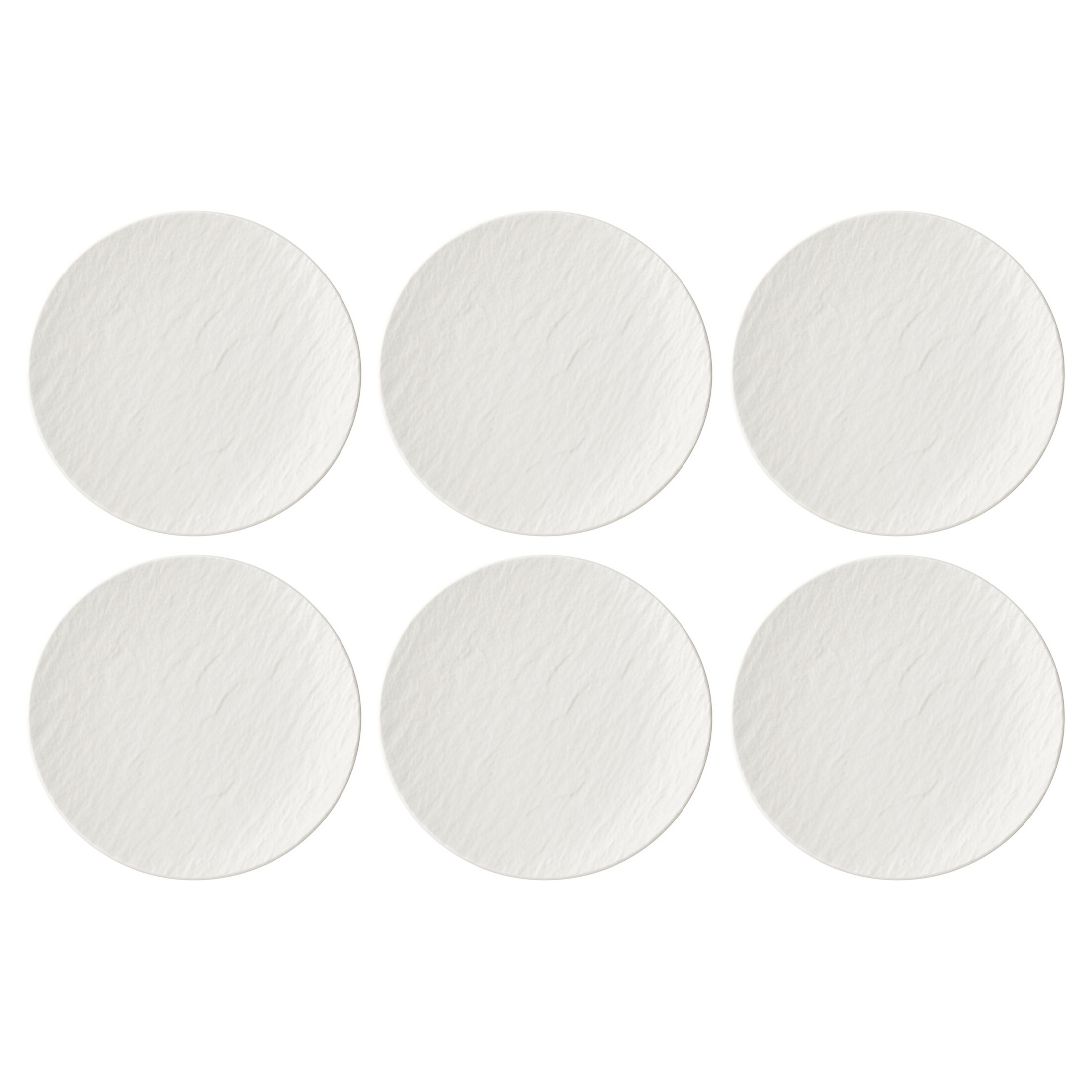 villeroy boch manufacture rock gebaksbord 155cm wit 6 stuks