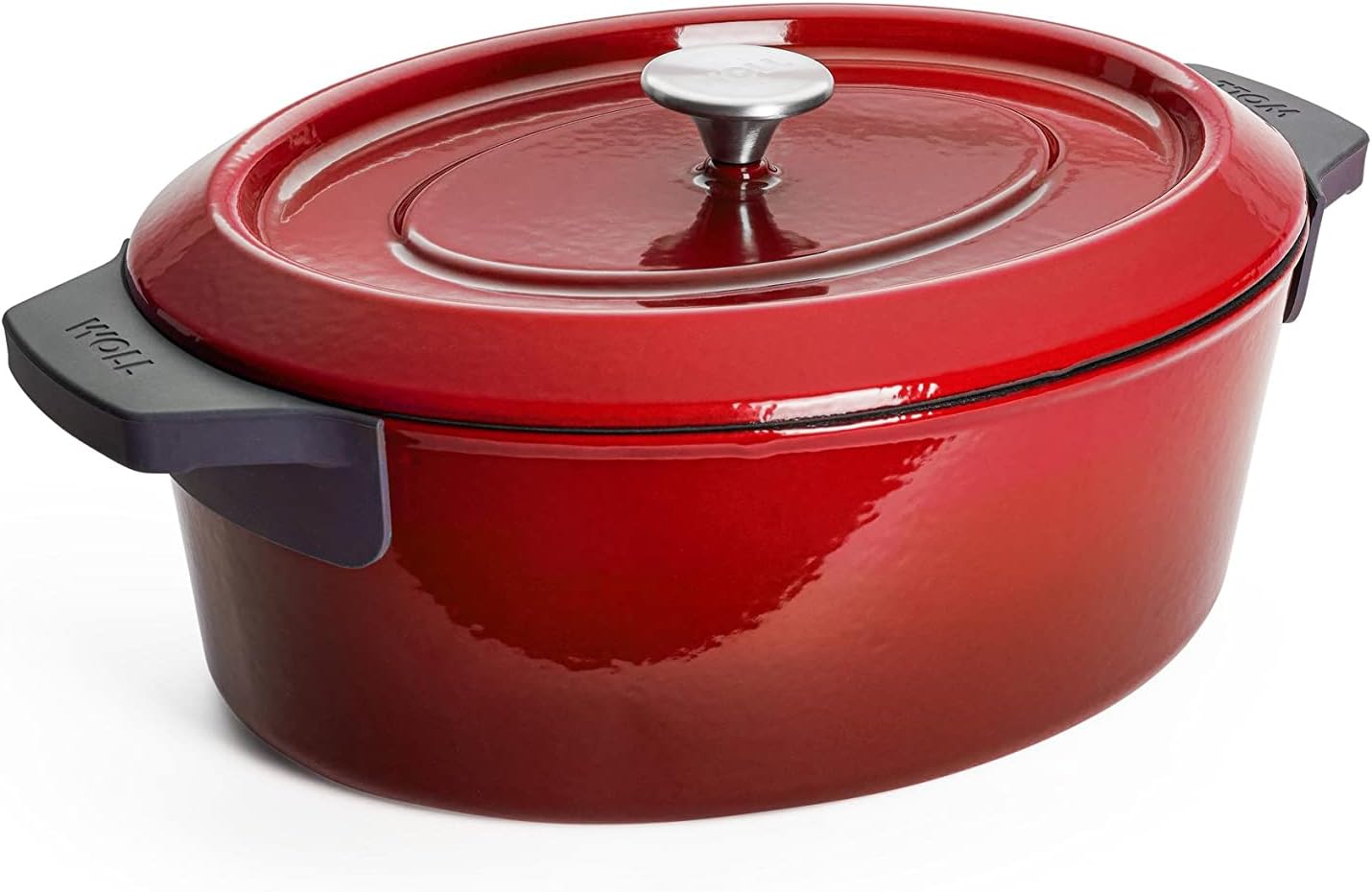 woll-iron-braadpan-ovaal-34x26cm-chili-red