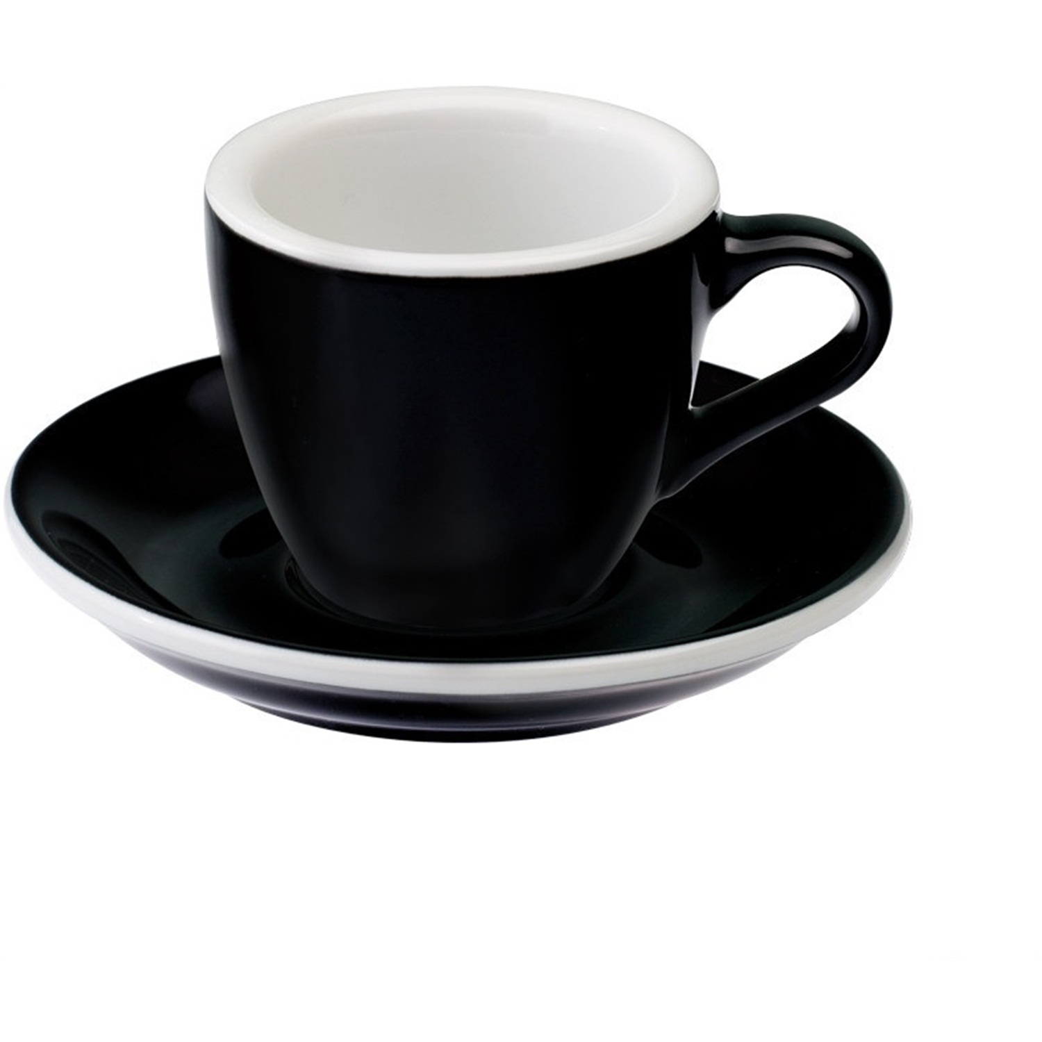 loveramics espressokop met schotel 008l zwart