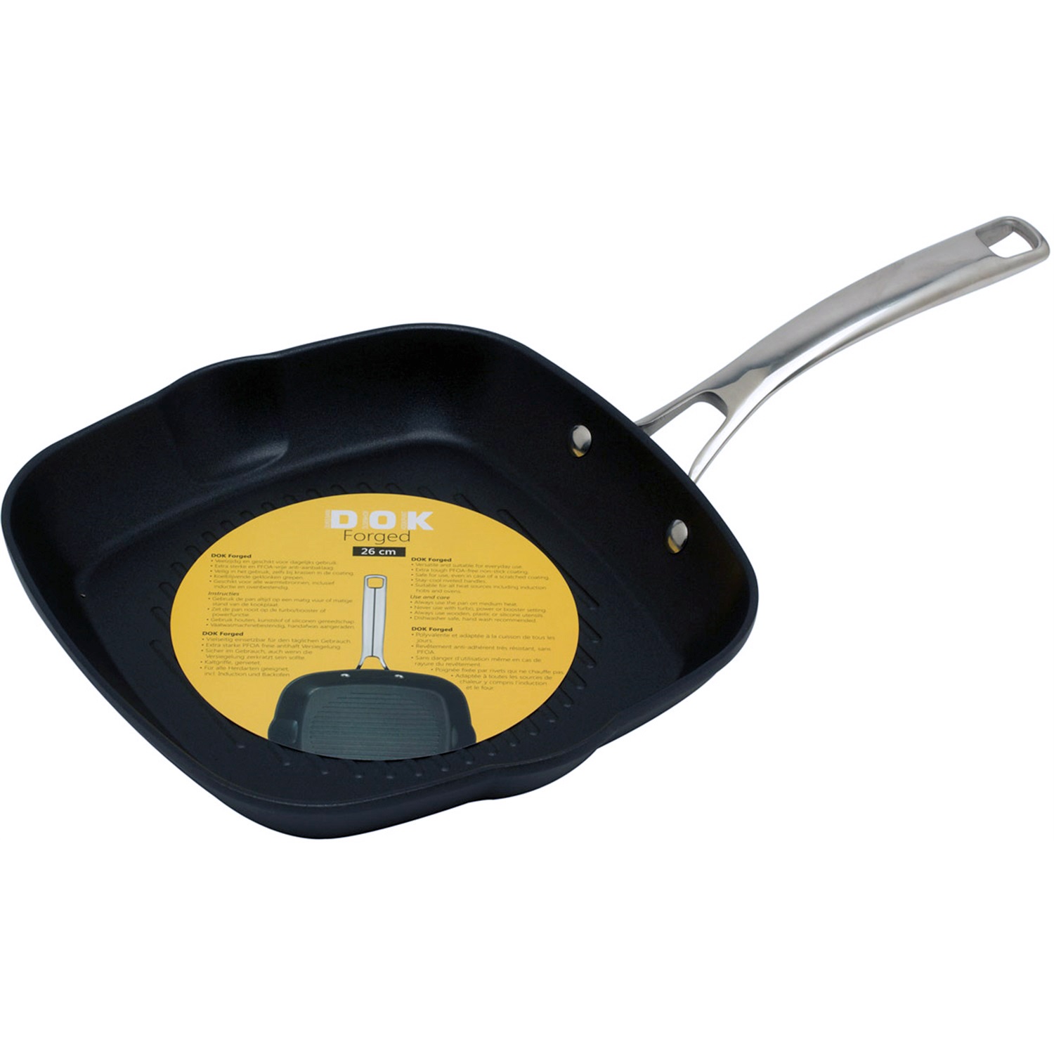 dok forged grillpan 26cm
