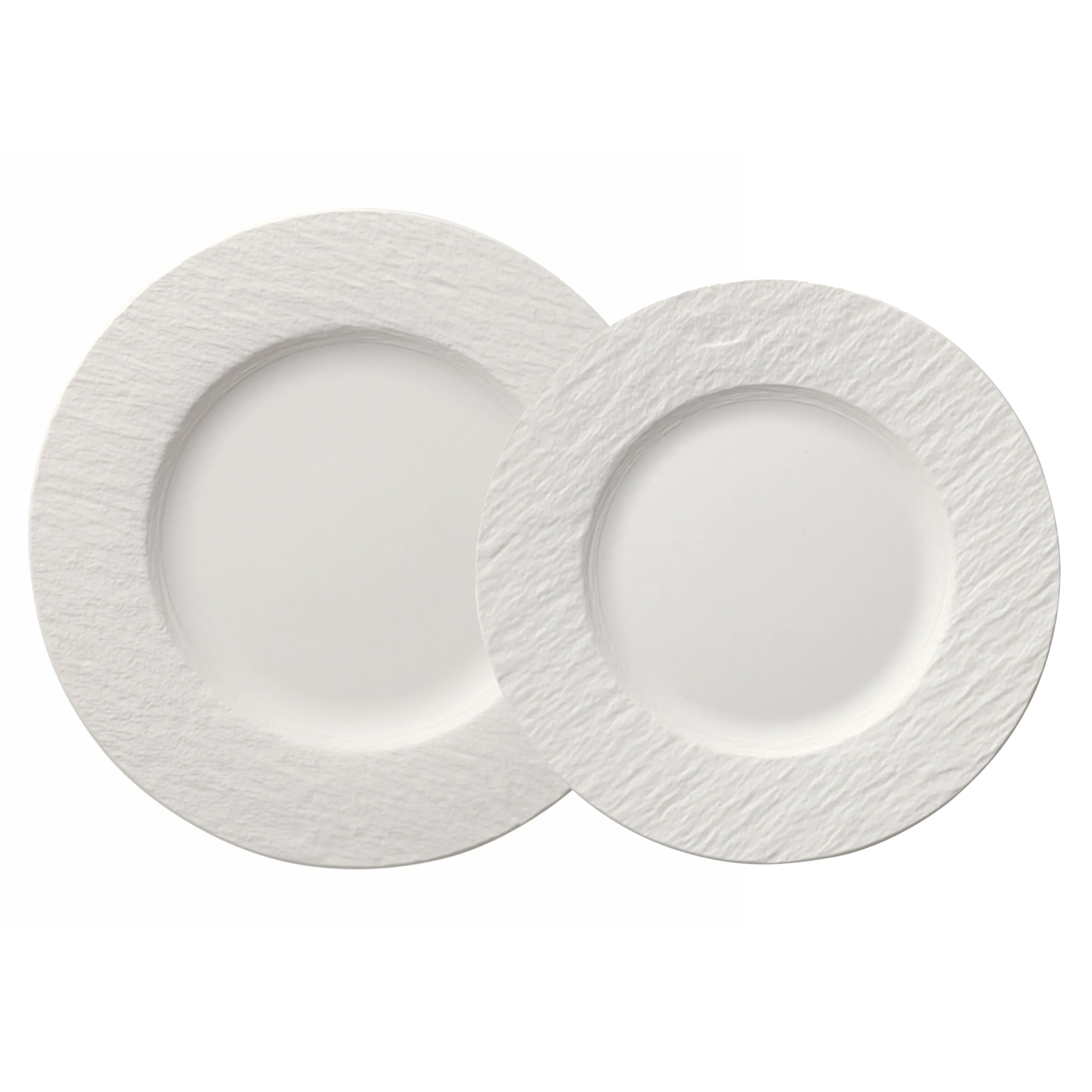 villeroy boch manufacture rock serviesset borden 12 delig wit