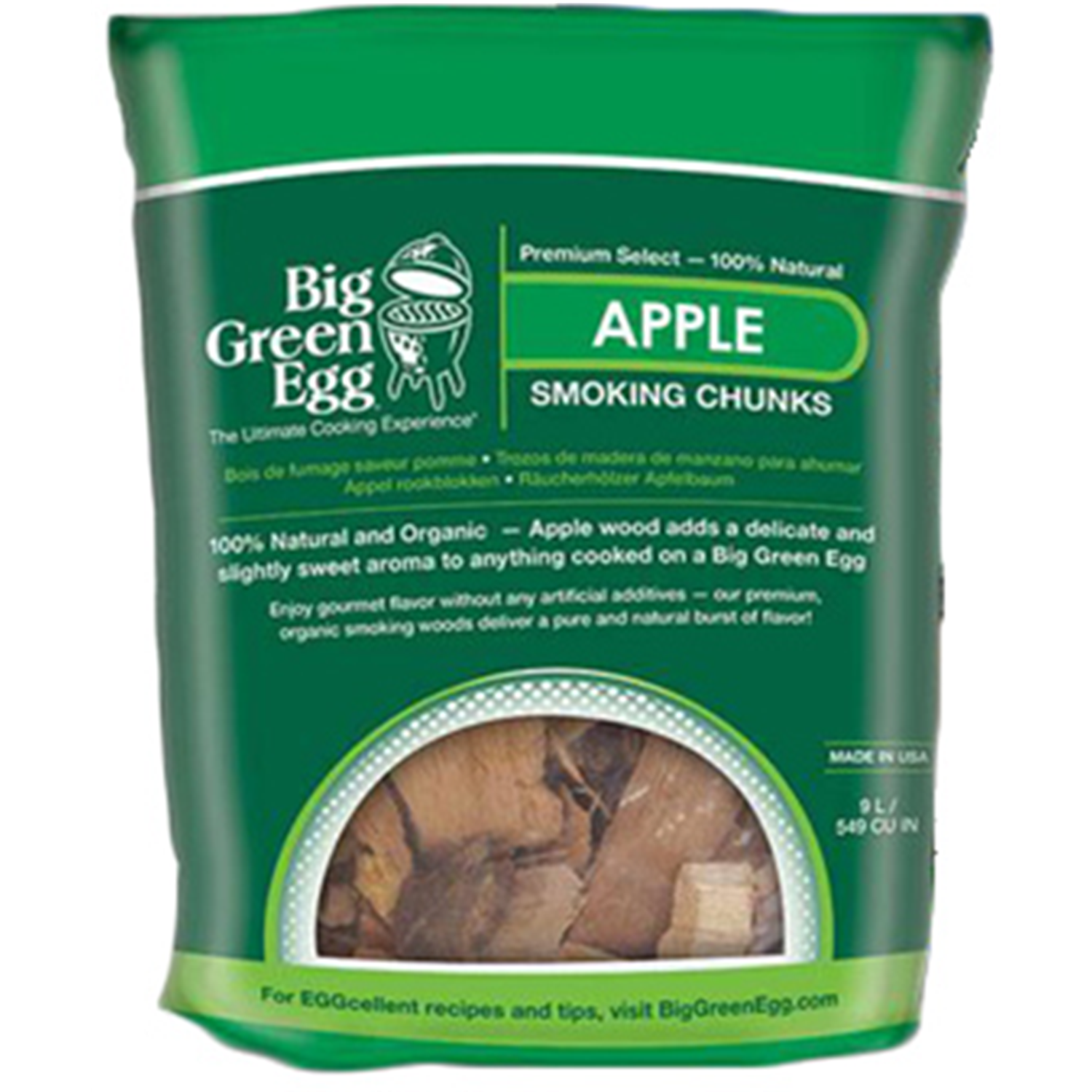 big green egg wood chunks rookhout 9l apple