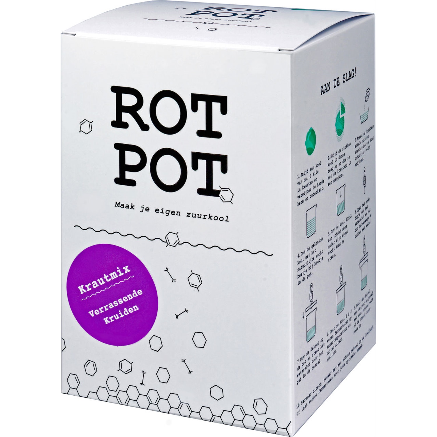 rot pot zuurkoolmaker starterkit met krautmix verrassend