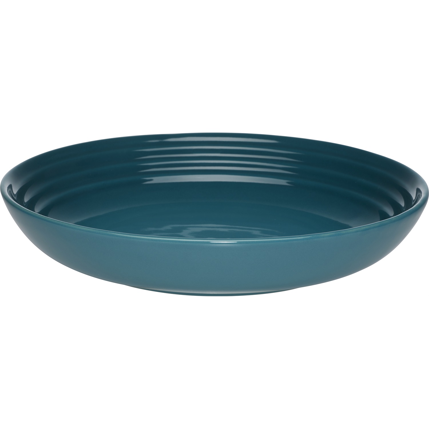 le creuset stoneware pastabord 22cm deep teal