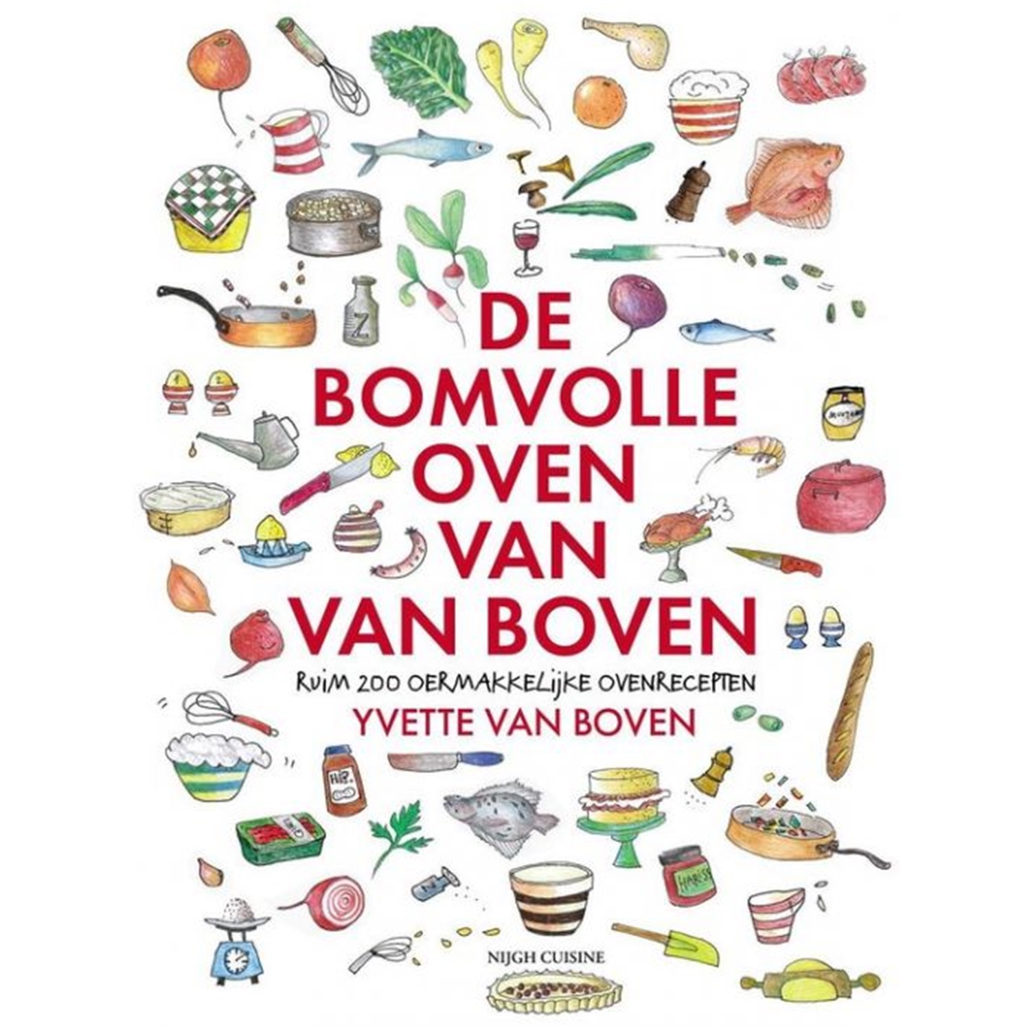 de bomvolle oven van van boven