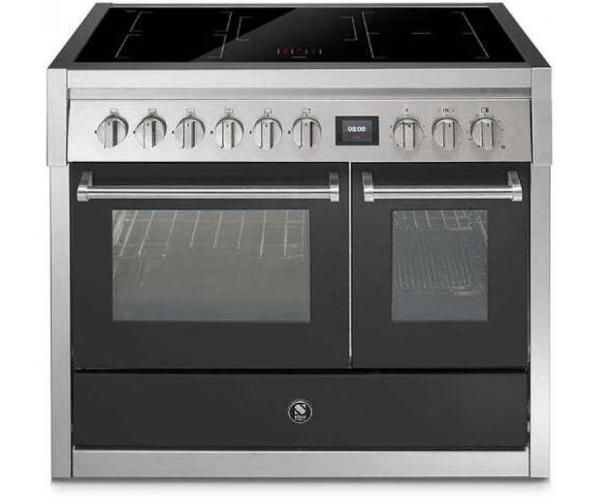 steel genesi gq10sf 5fi inductiefornuis 100cm antraciet